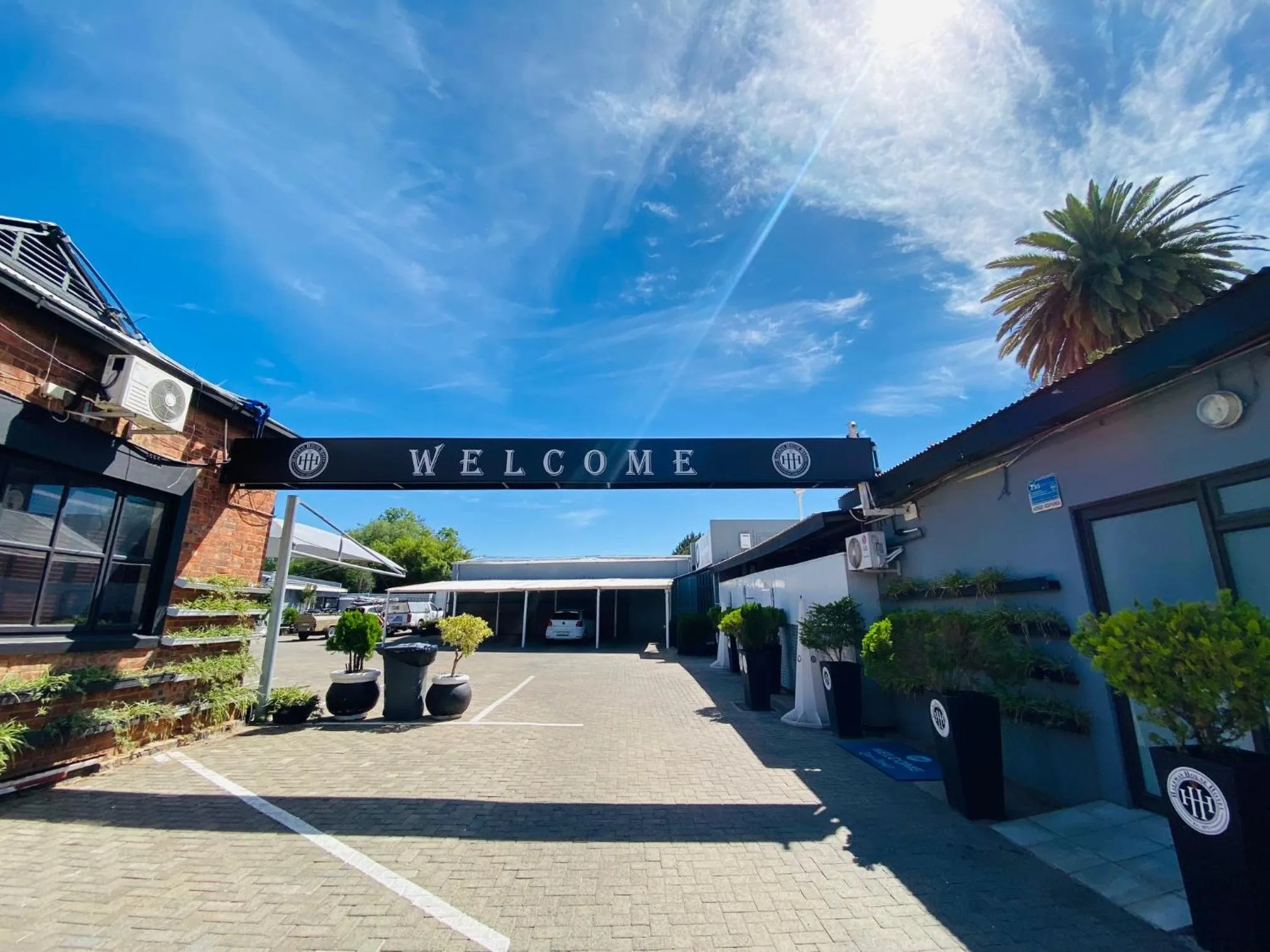 Property building in Halfway House Hotel