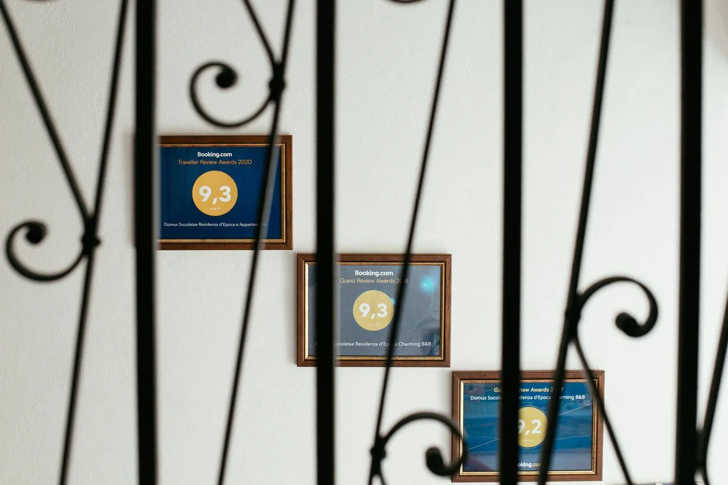 Certificate/Award in Domus Socolatae Residenza d'Epoca Charming B&B - Adults Only