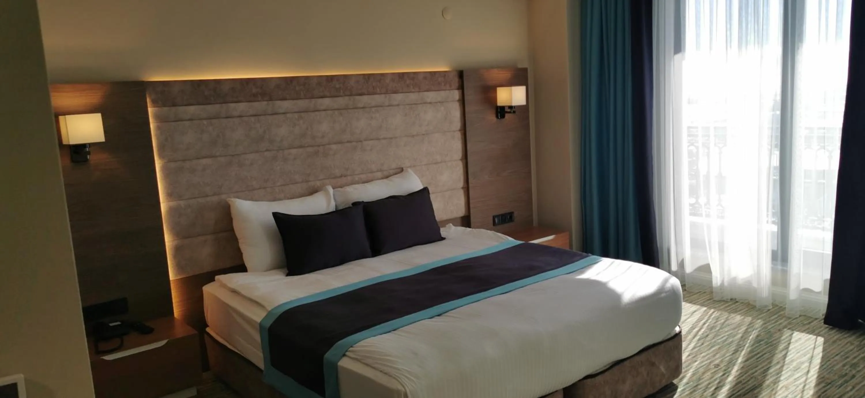 Bed in Elifim Resort Hotel