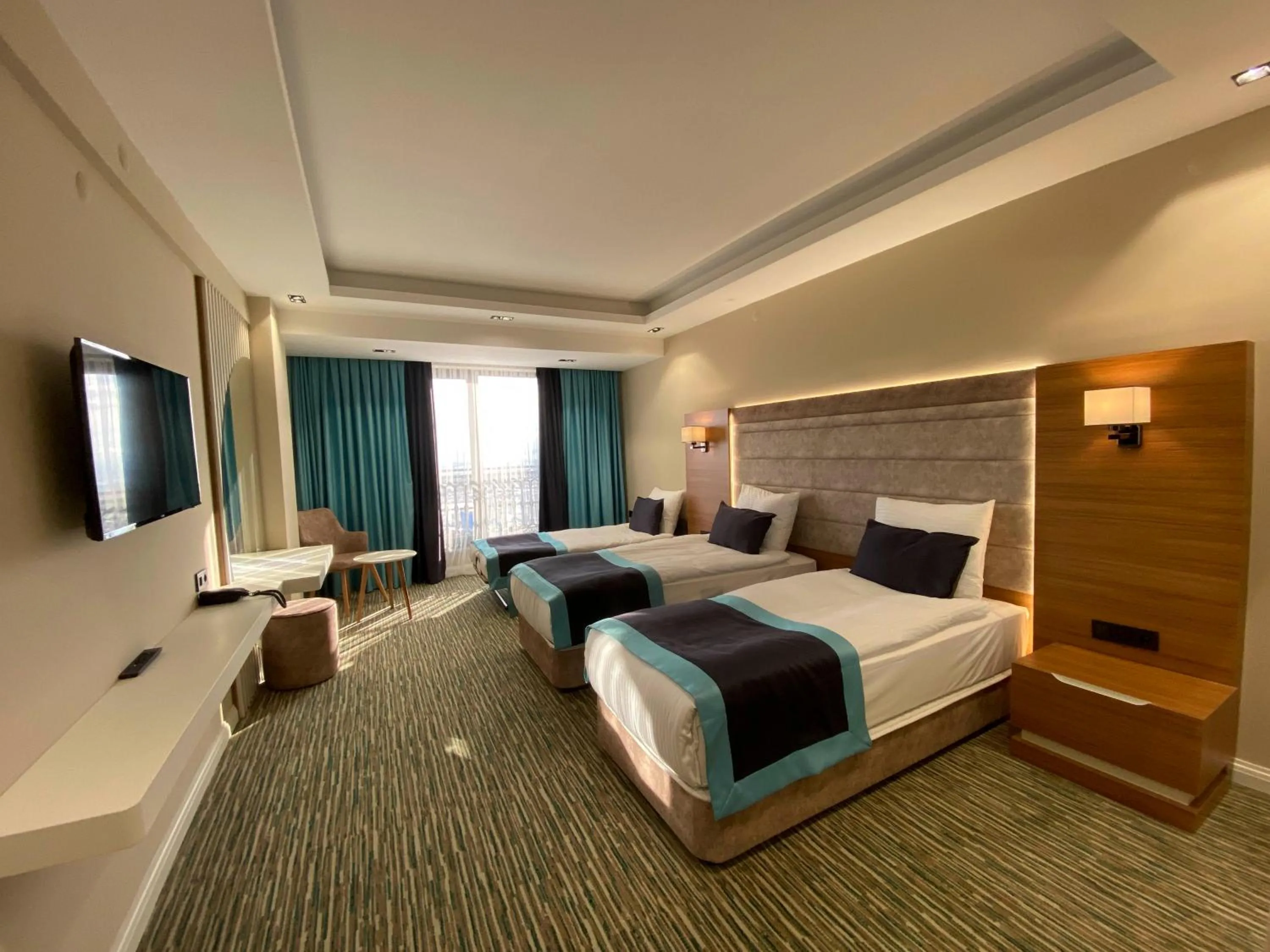 Photo of the whole room, Bed in Elifim Resort Hotel