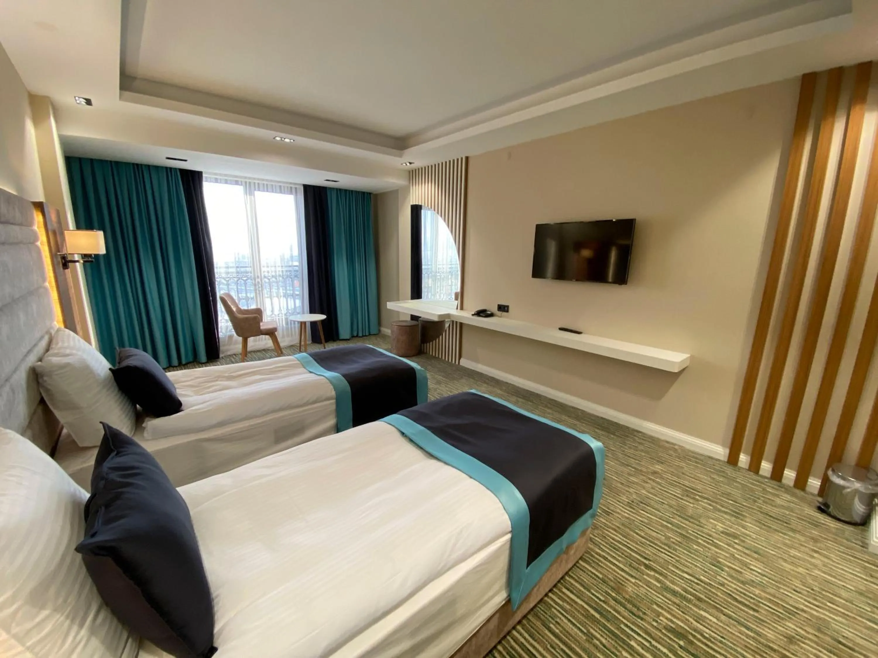 Photo of the whole room, Bed in Elifim Resort Hotel