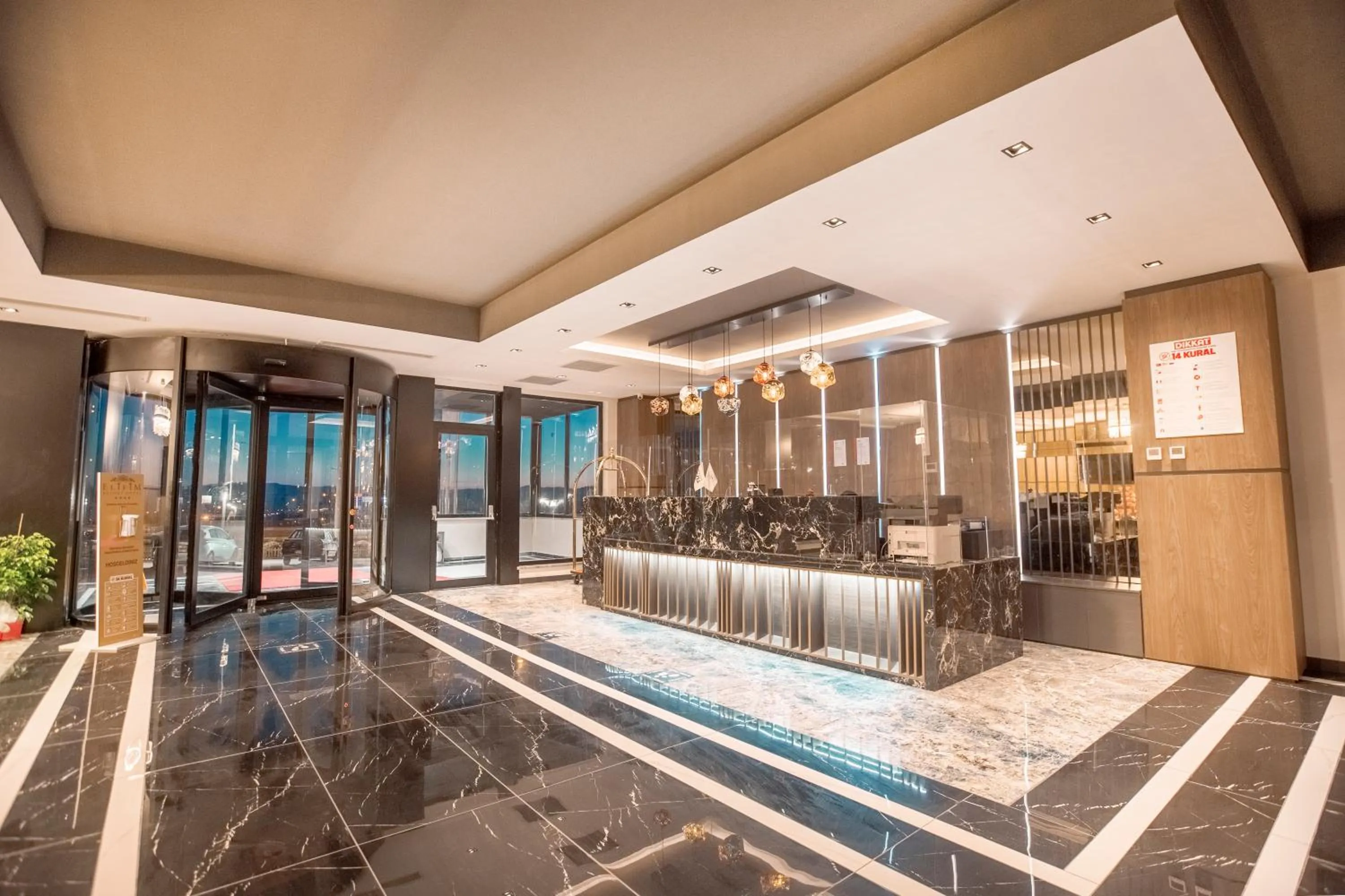 Lobby or reception in Elifim Resort Hotel