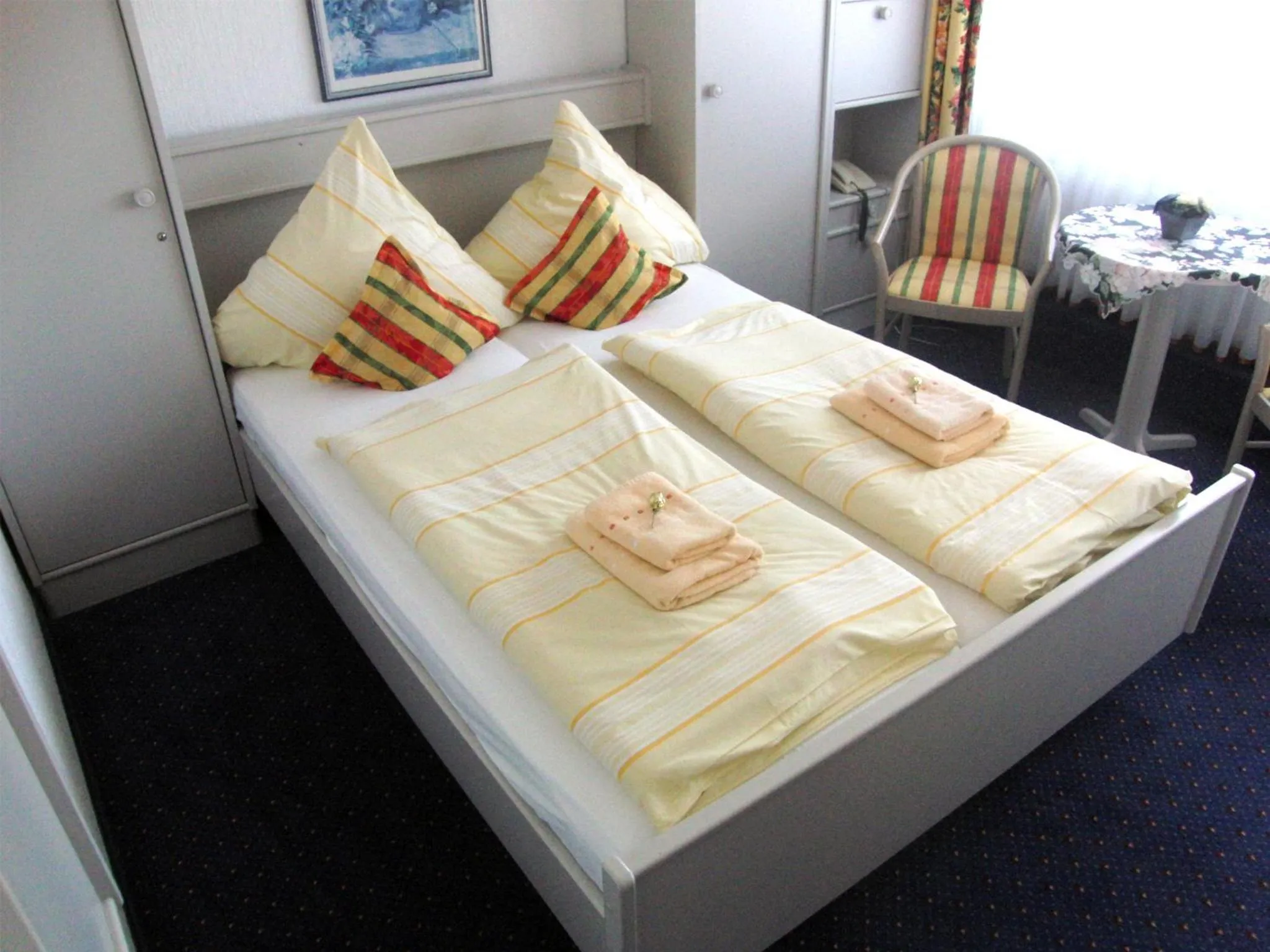 Bed in Hotel Zur Fischerklause