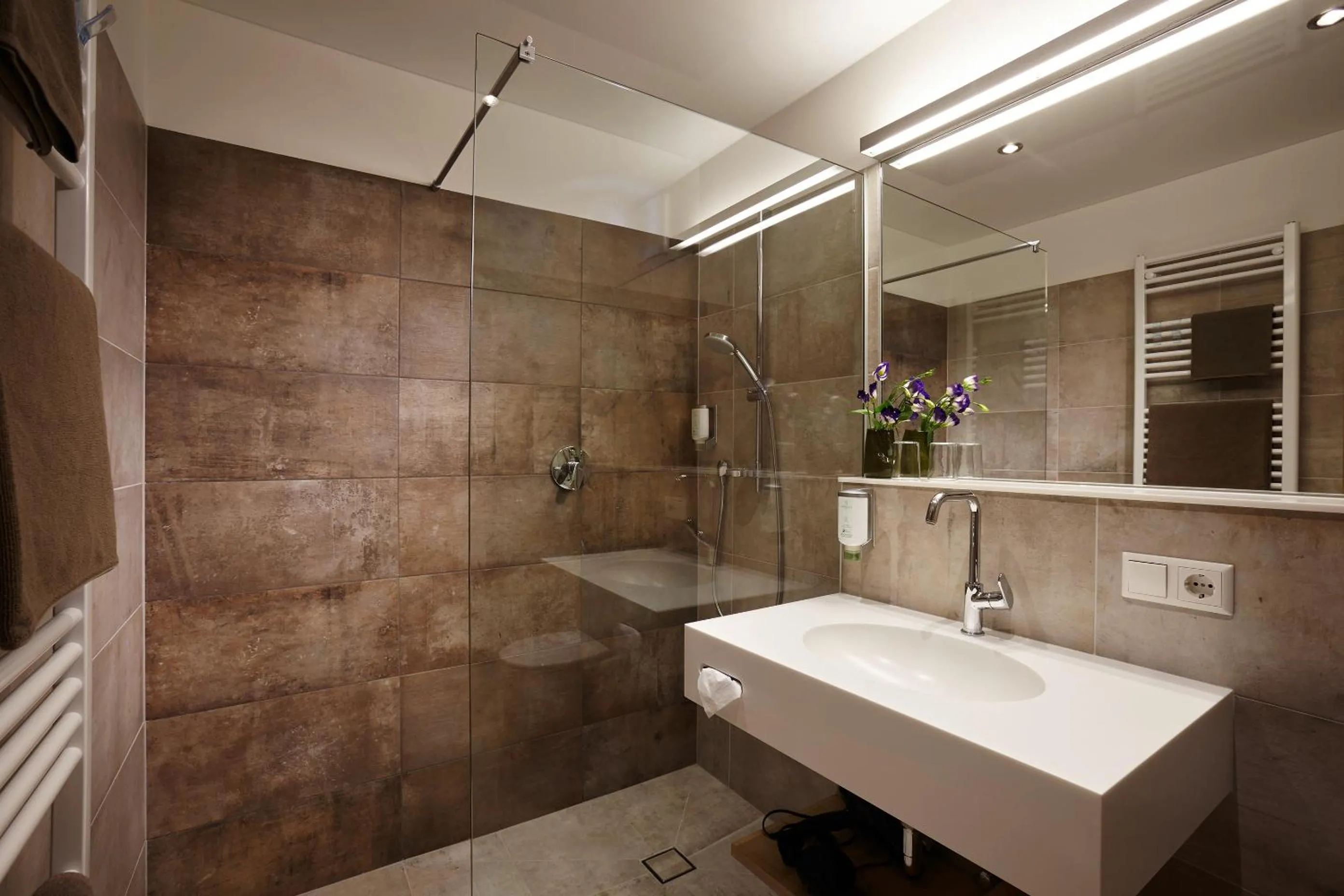 Shower in Der Hechl