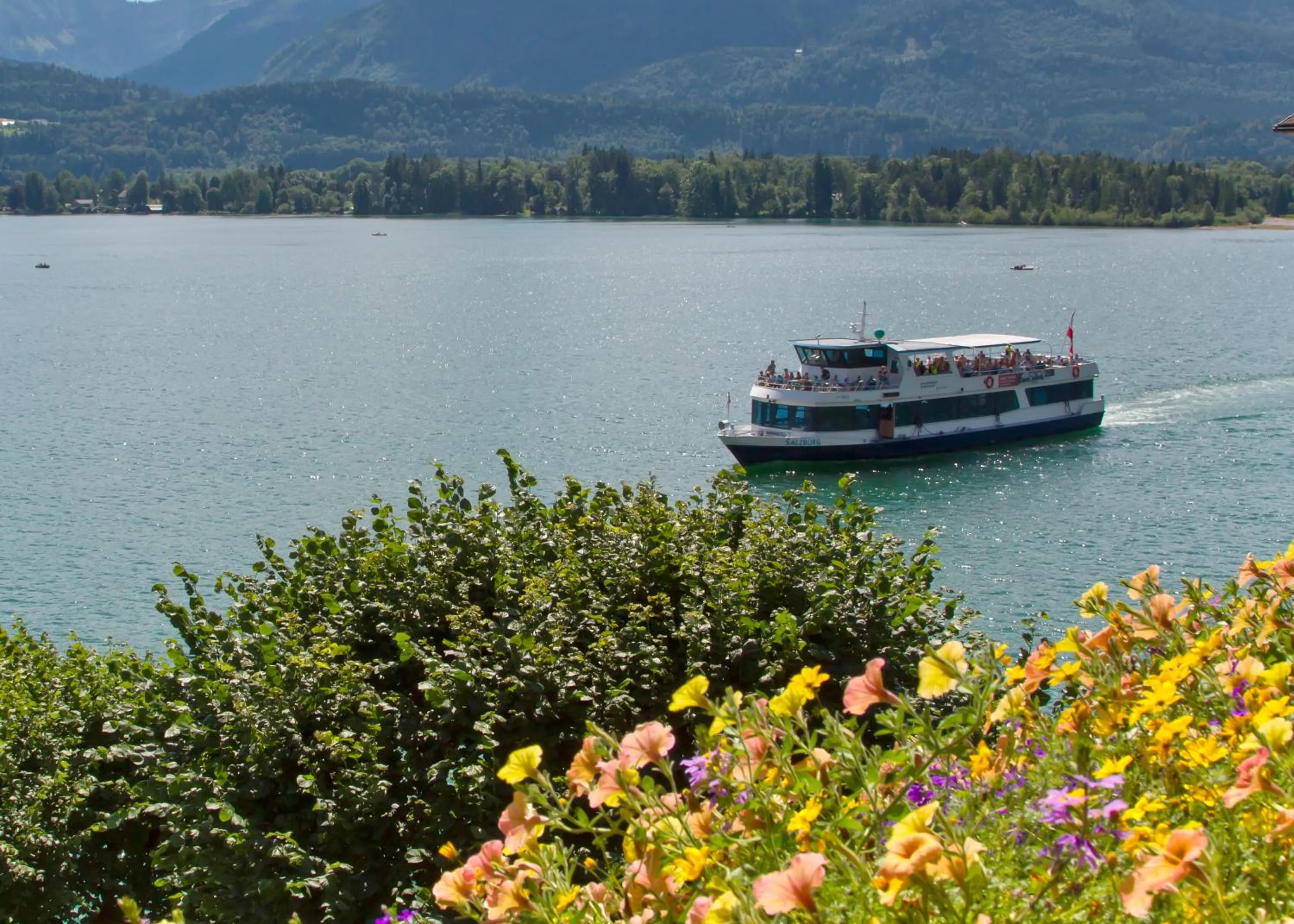 Lake view in Hotel Weisser Hirsch