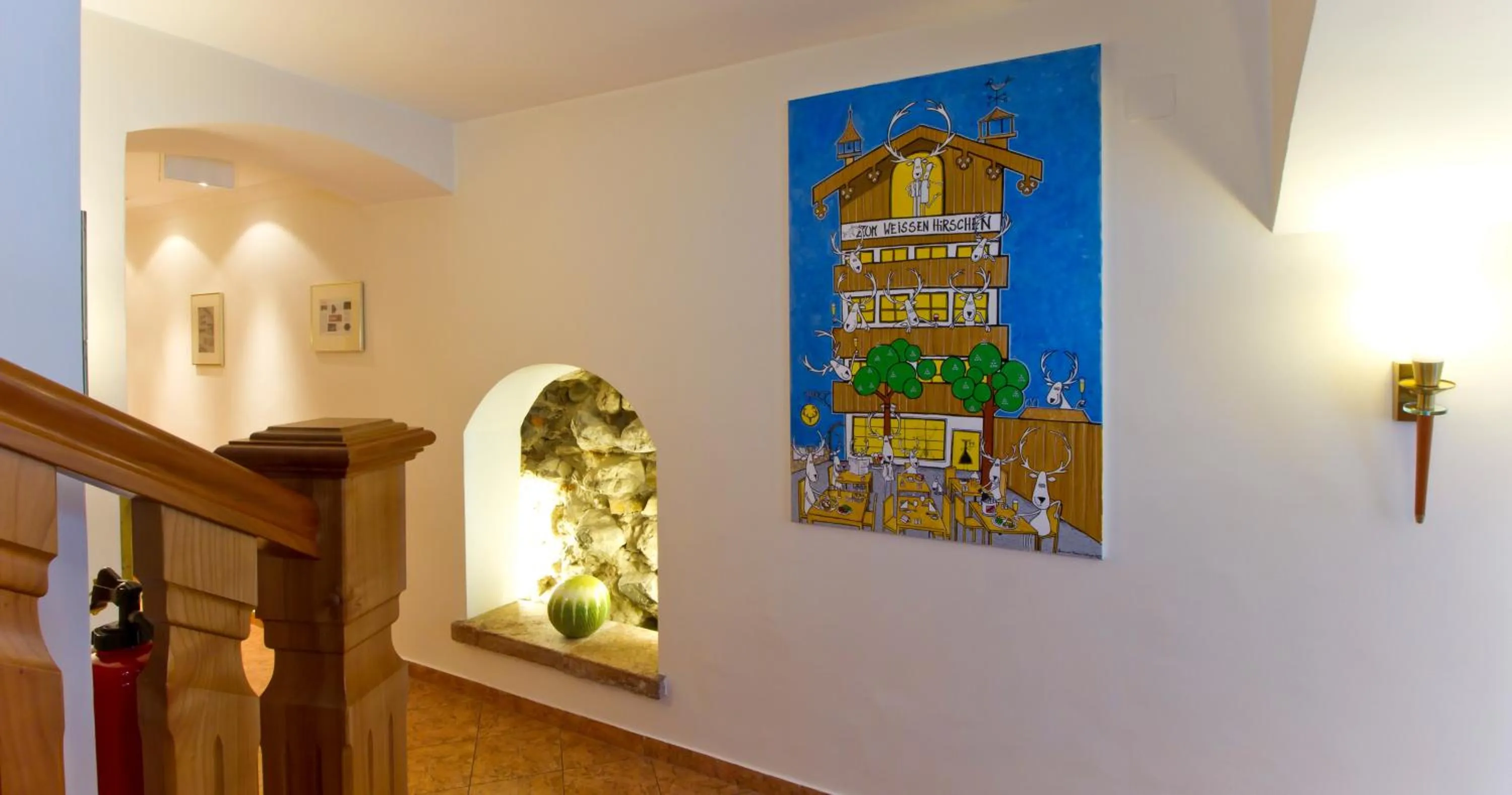 Decorative detail in Hotel Weisser Hirsch