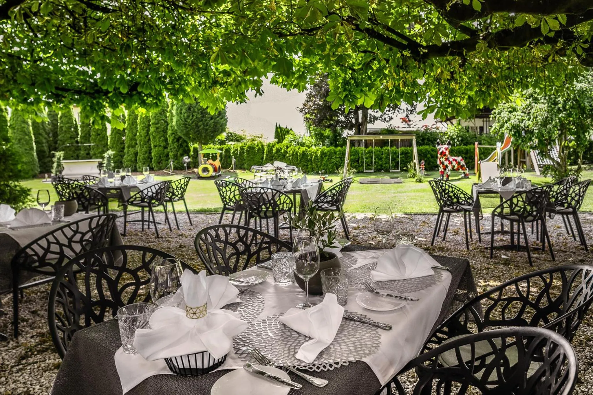 Garden in Gartenhotel Maria Theresia