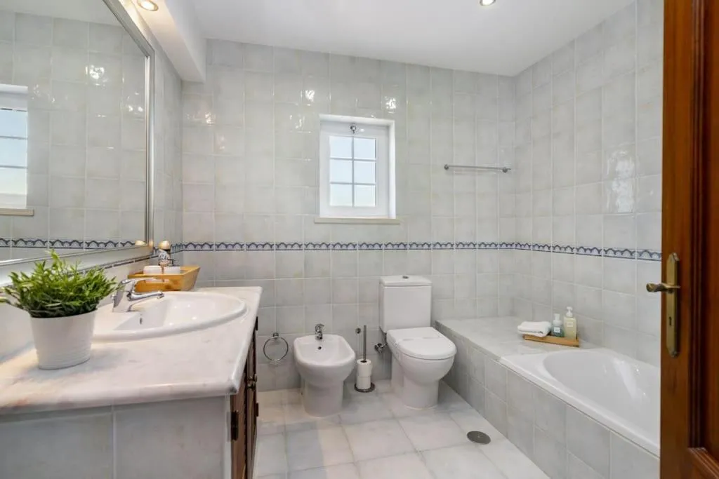 Bathroom in Villa Arade Riverside - Jacuzzi and Heated Pool by AlgarStays
