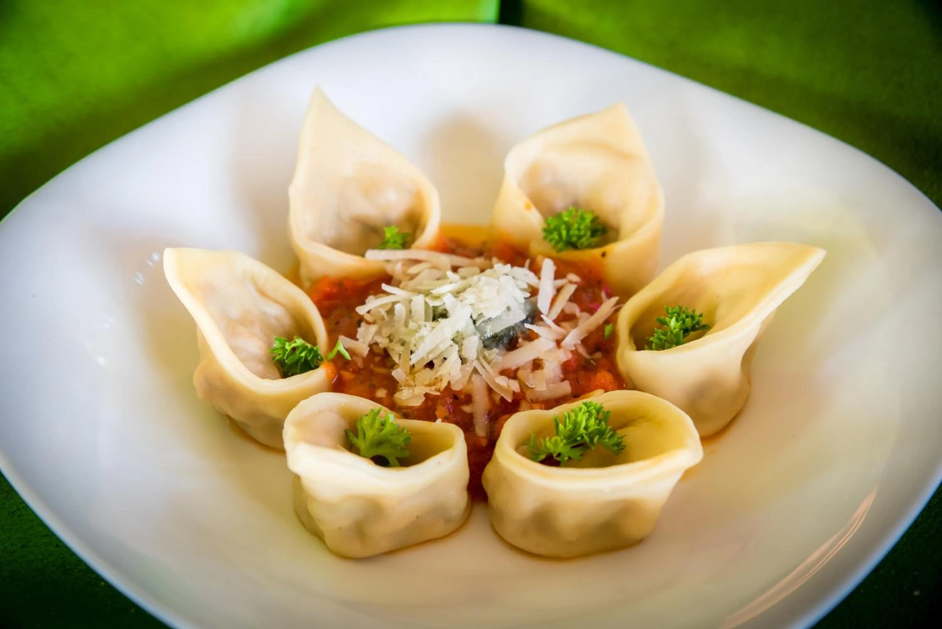 Food close-up in Little India Beach Cottages
