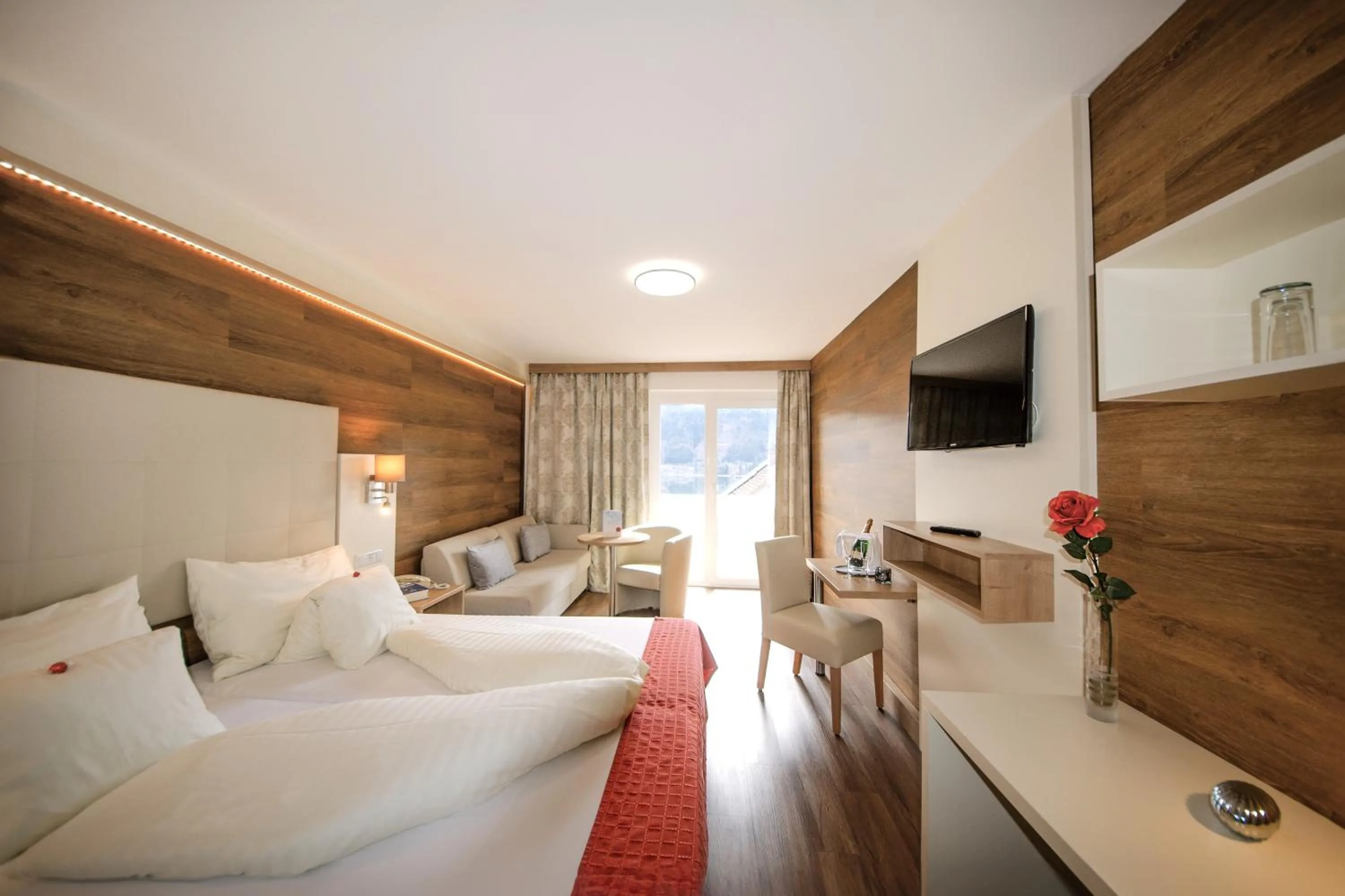 Photo of the whole room, Bed in All Inclusive Hotel Sonnenhügel