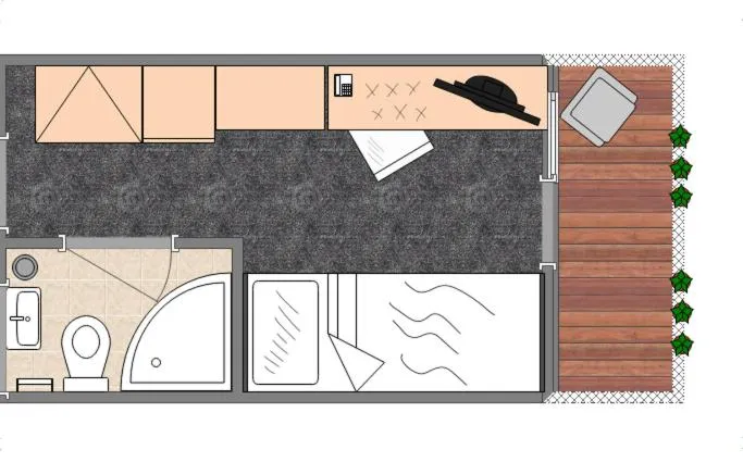 Floor plan in All Inclusive Hotel Sonnenhügel