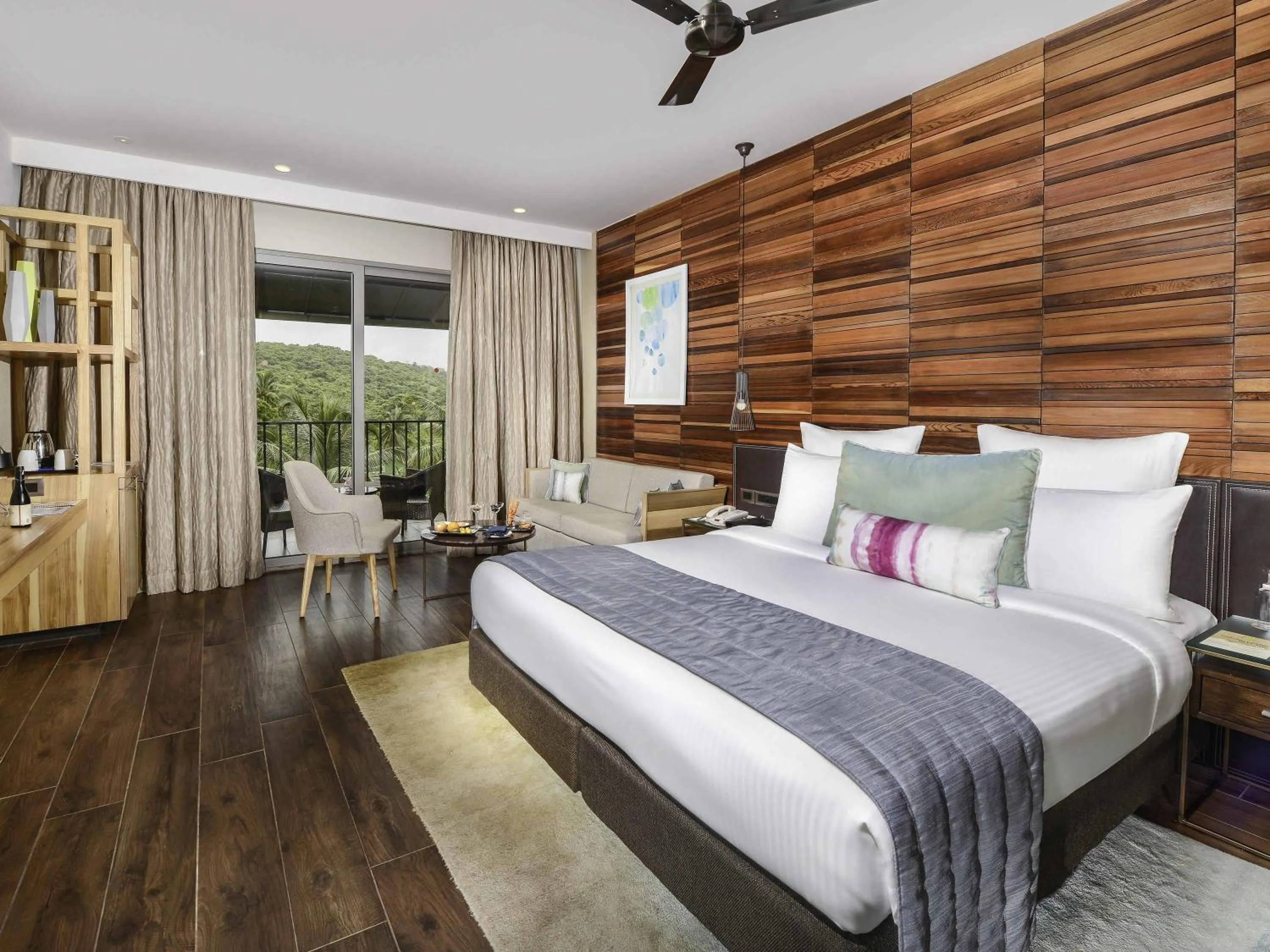 Bedroom, Bed in Novotel Goa Candolim