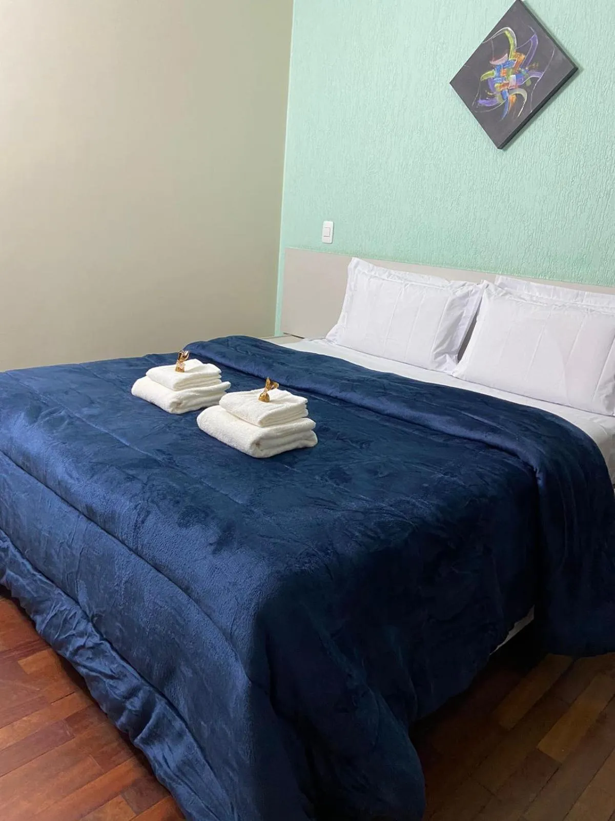 Bed in Pousada Jordão