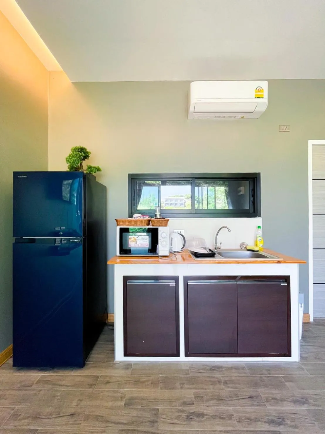 Communal kitchen in Krin Resort