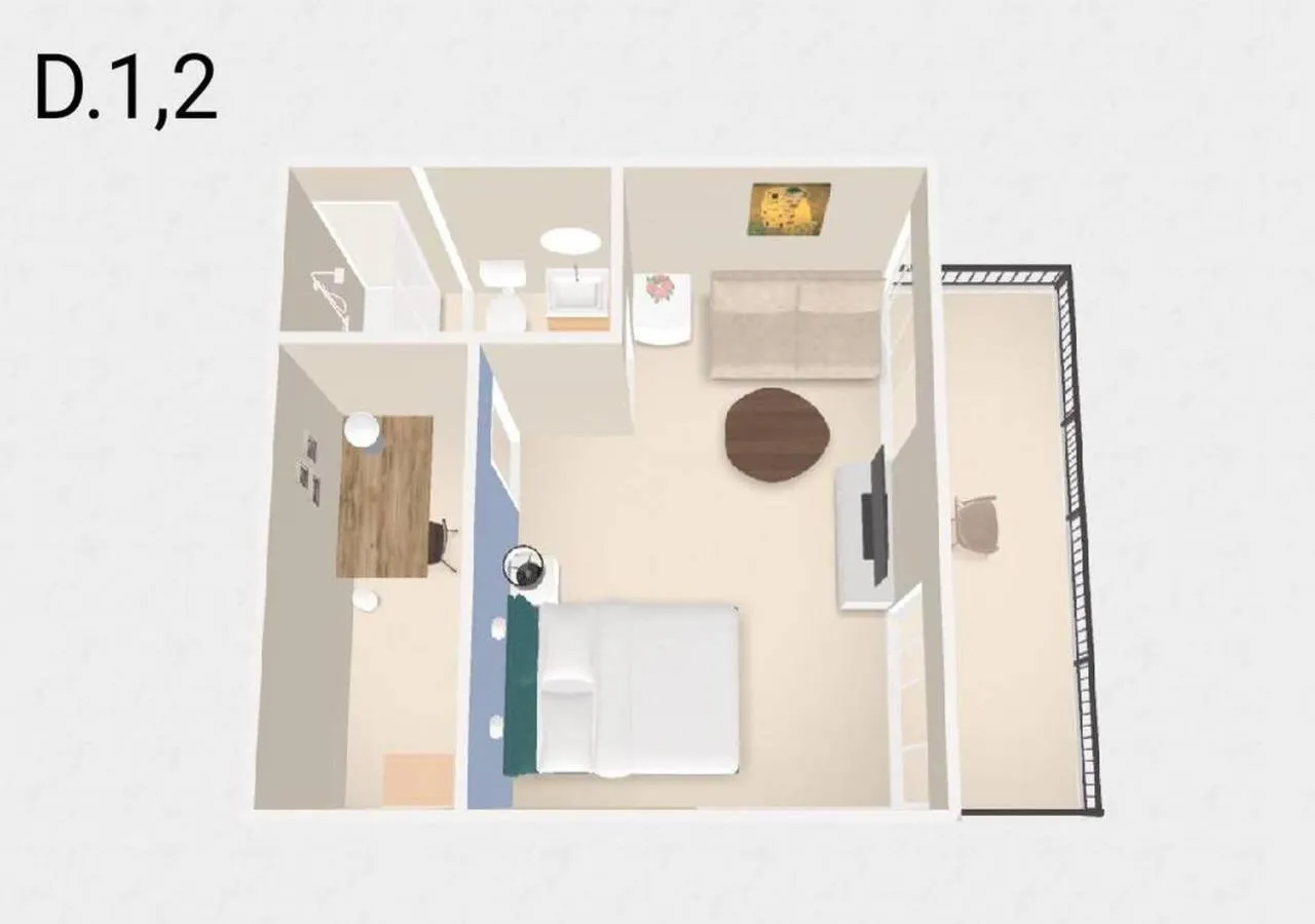Floor plan in Krin Resort