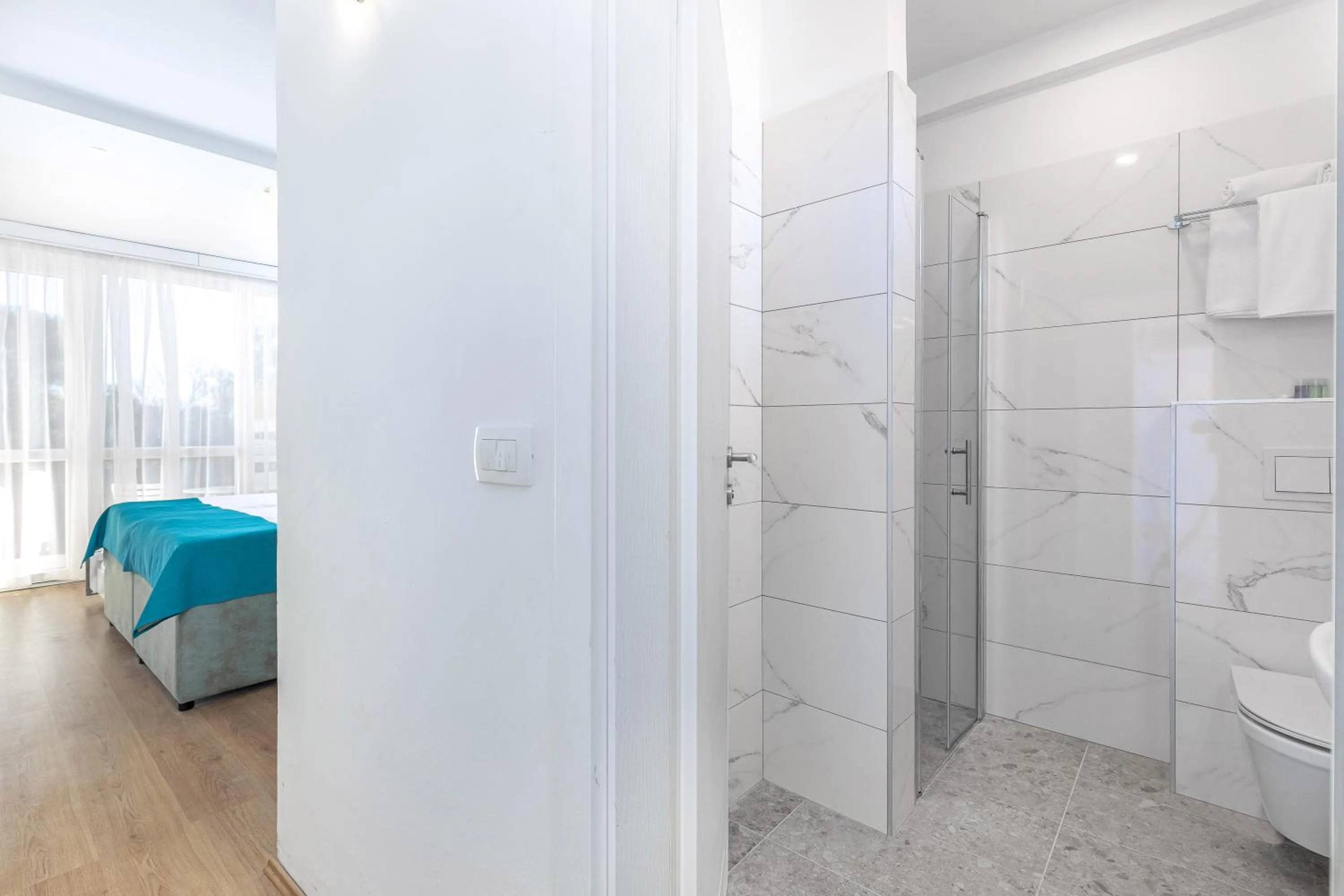 Bathroom, Bed in Paviljoni Slaven