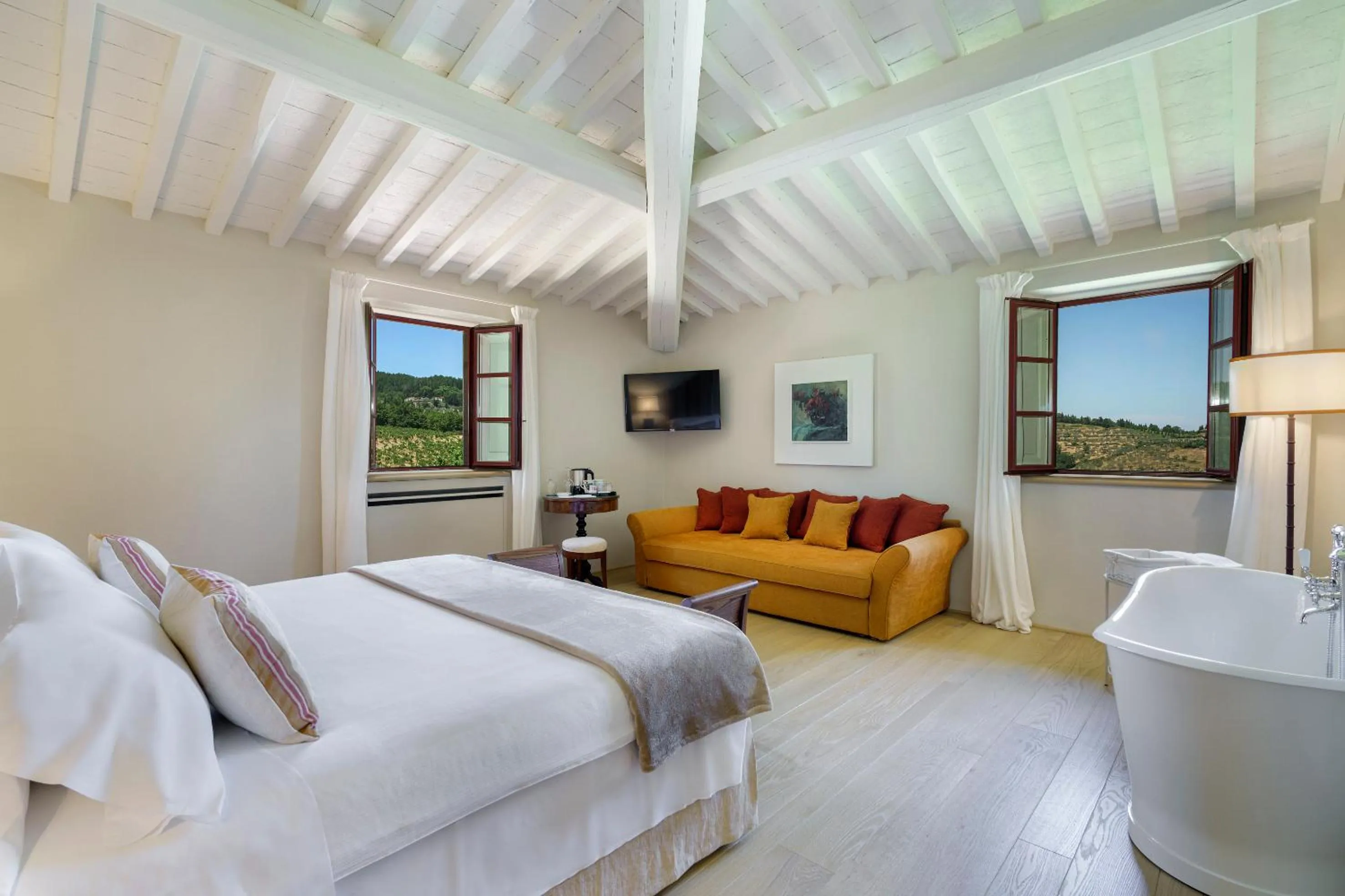 Bedroom, Bed in La Pietra Del Cabreo