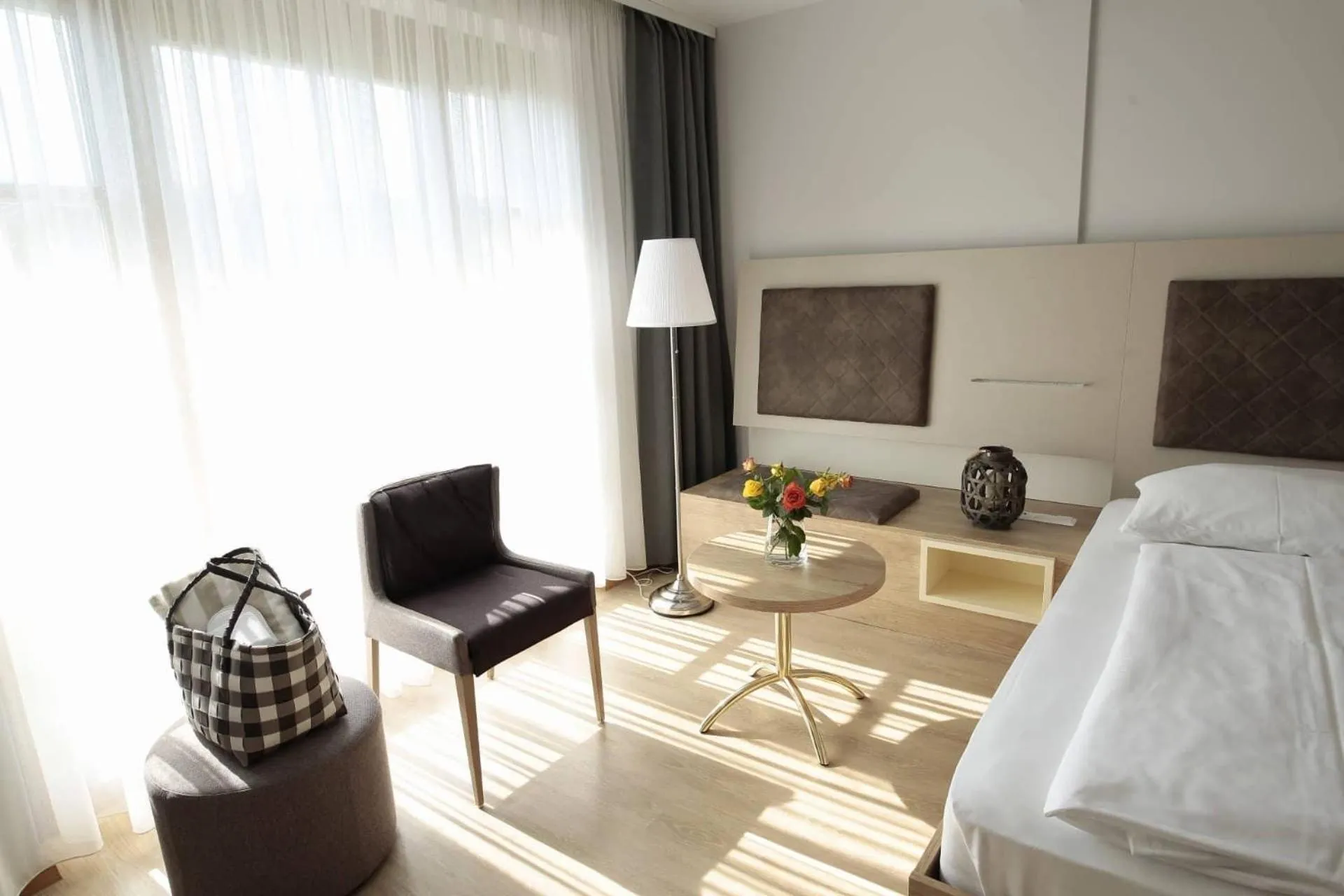 Decorative detail, Bed in Simon - das Vitalhotel