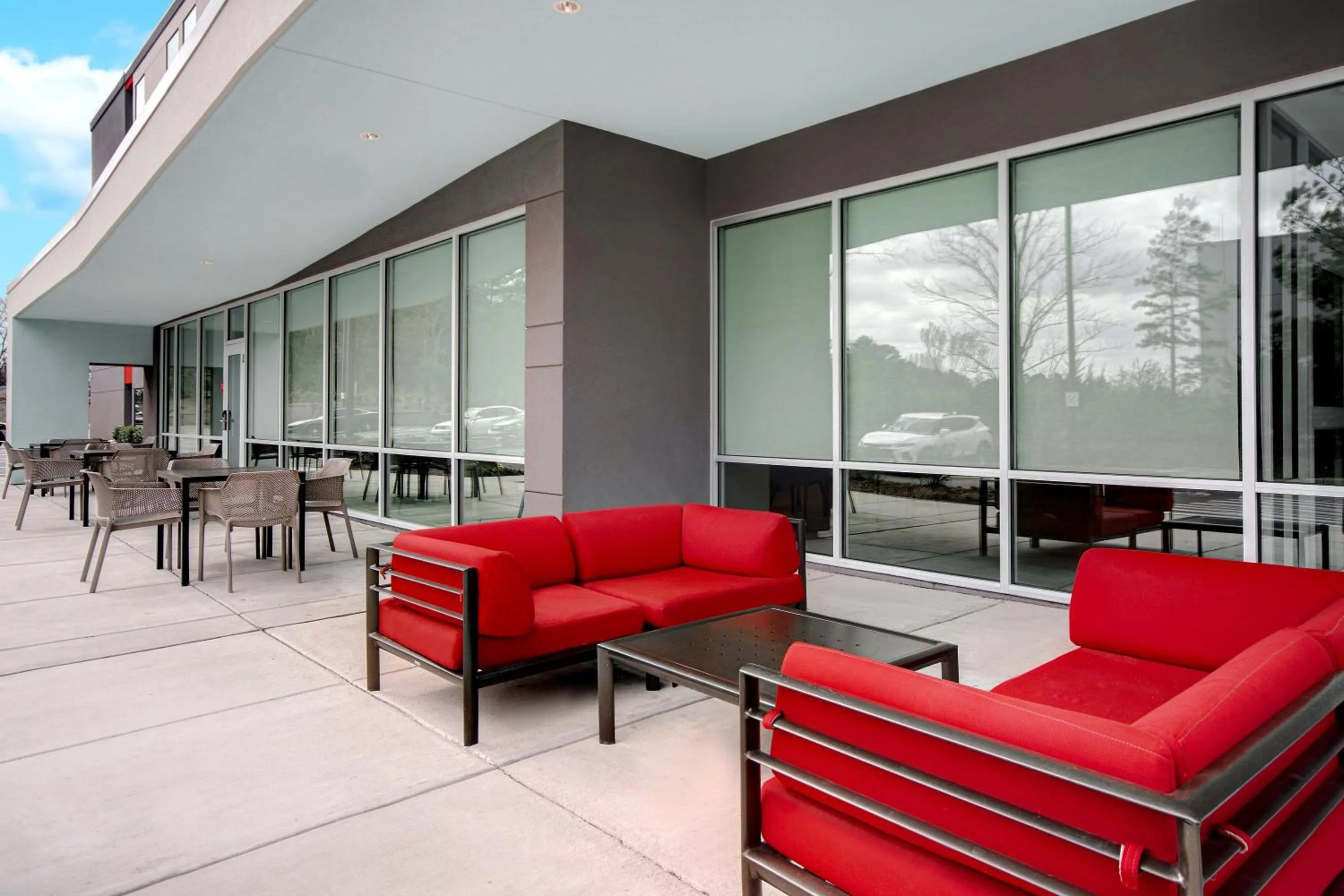 Patio in avid Hotel Fort Mill - Carowinds Blvd by IHG