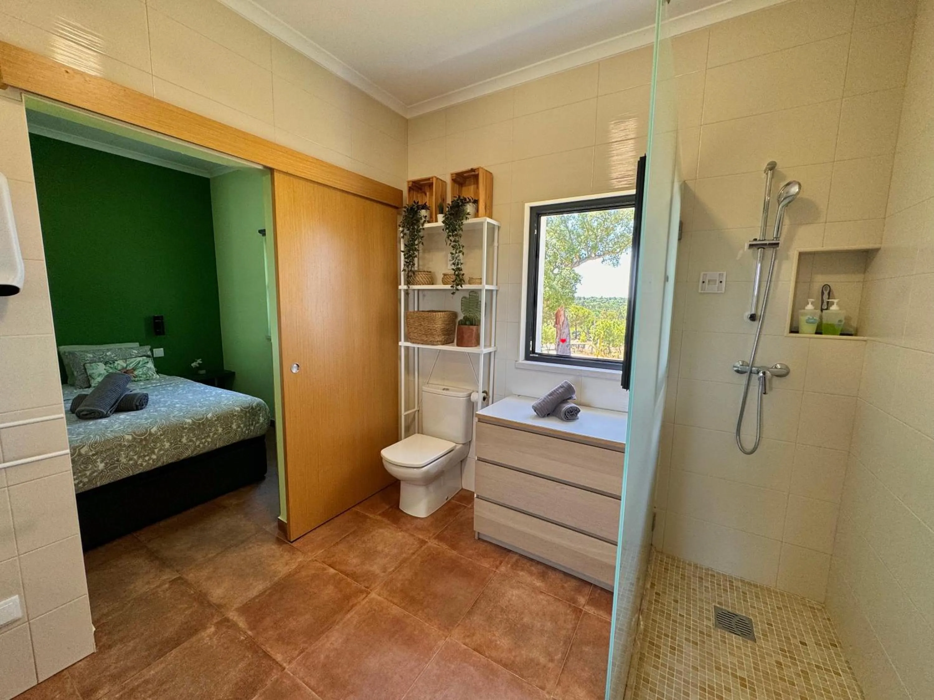 Shower, Bed in DoAguaBoa