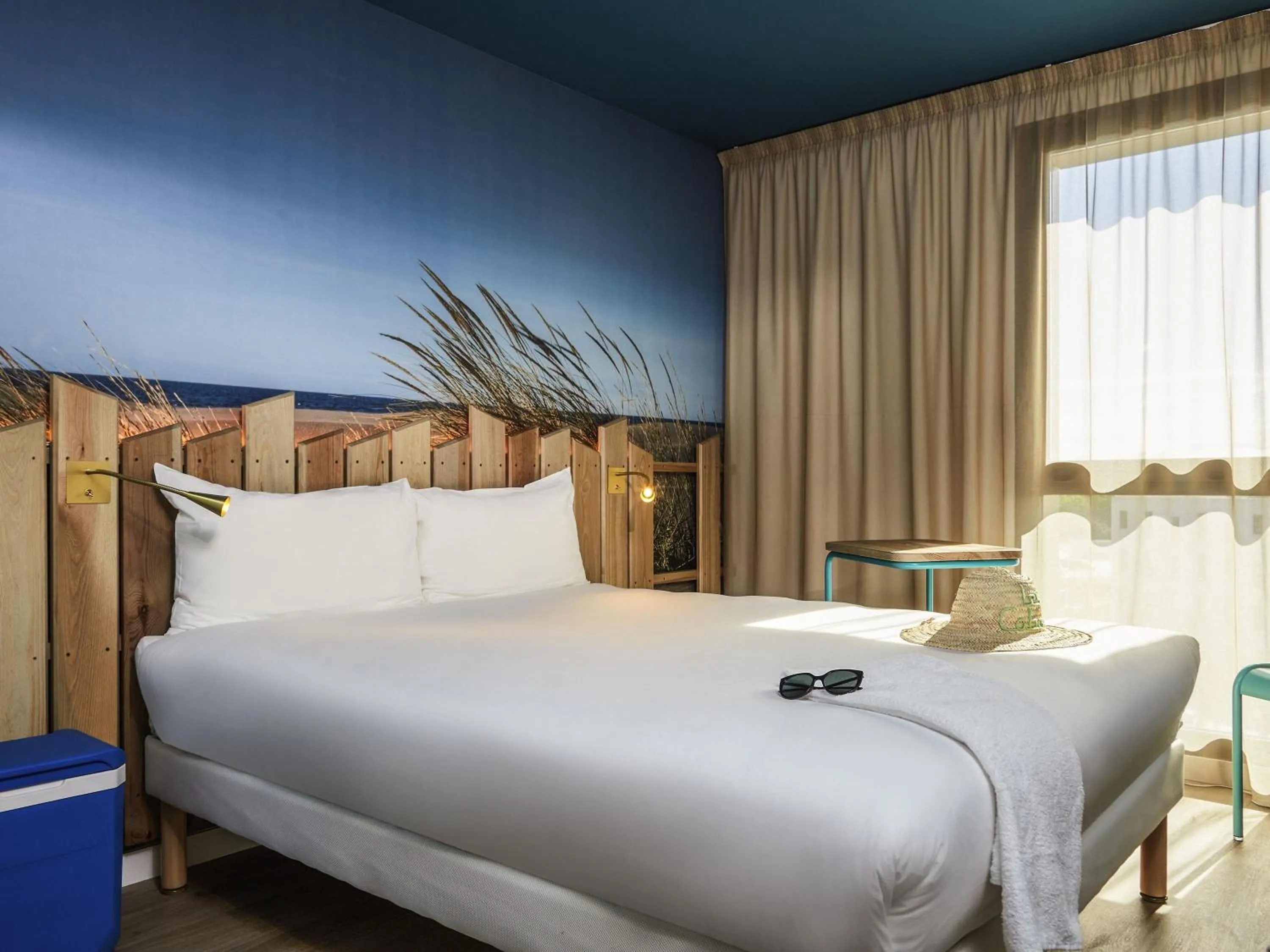 Bedroom, Bed in Ibis Styles Montpellier Aéroport Parc Des Expos