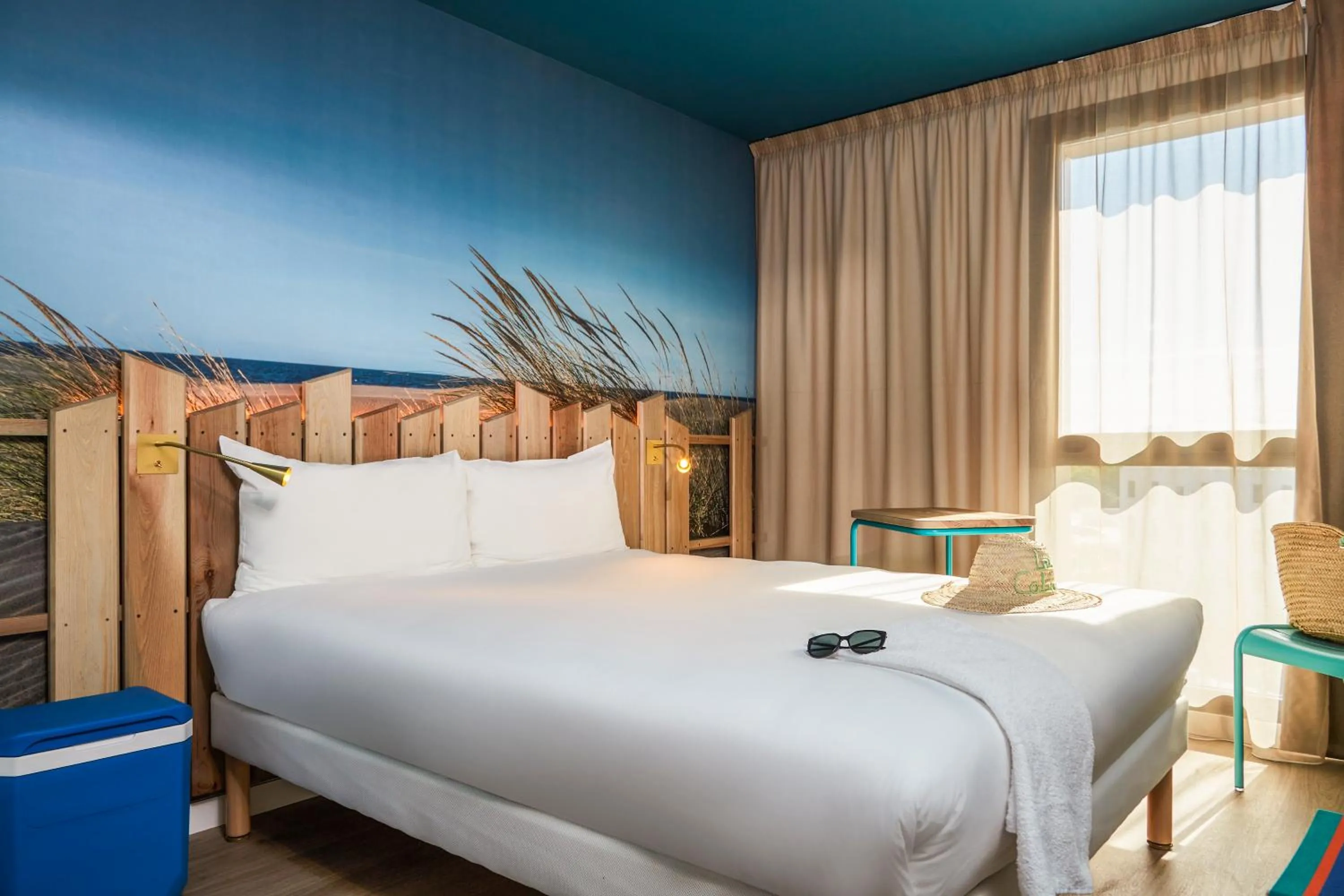 Bedroom, Bed in Ibis Styles Montpellier Aéroport Parc Des Expos