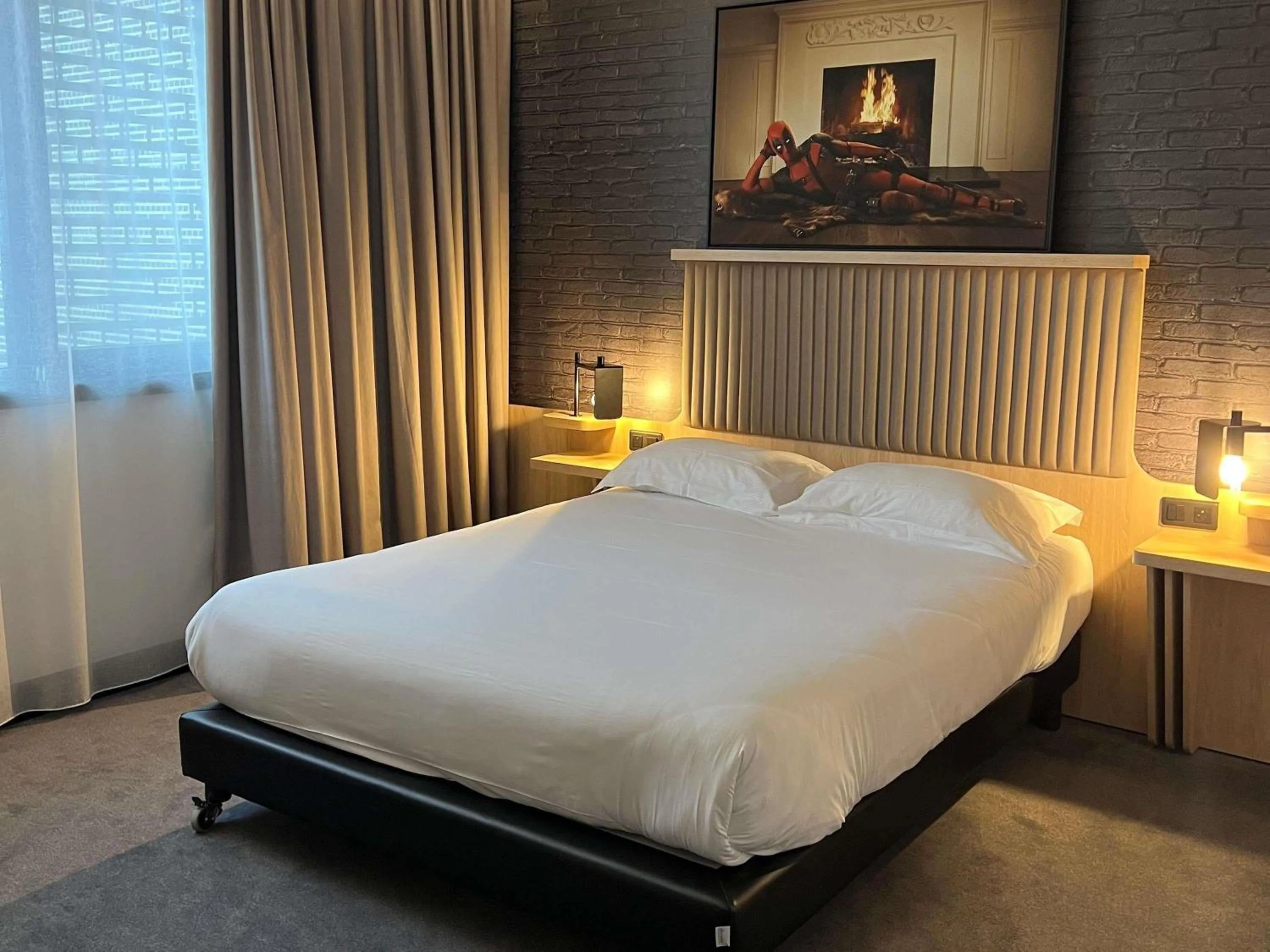 Bedroom, Bed in ibis Styles Arras Centre