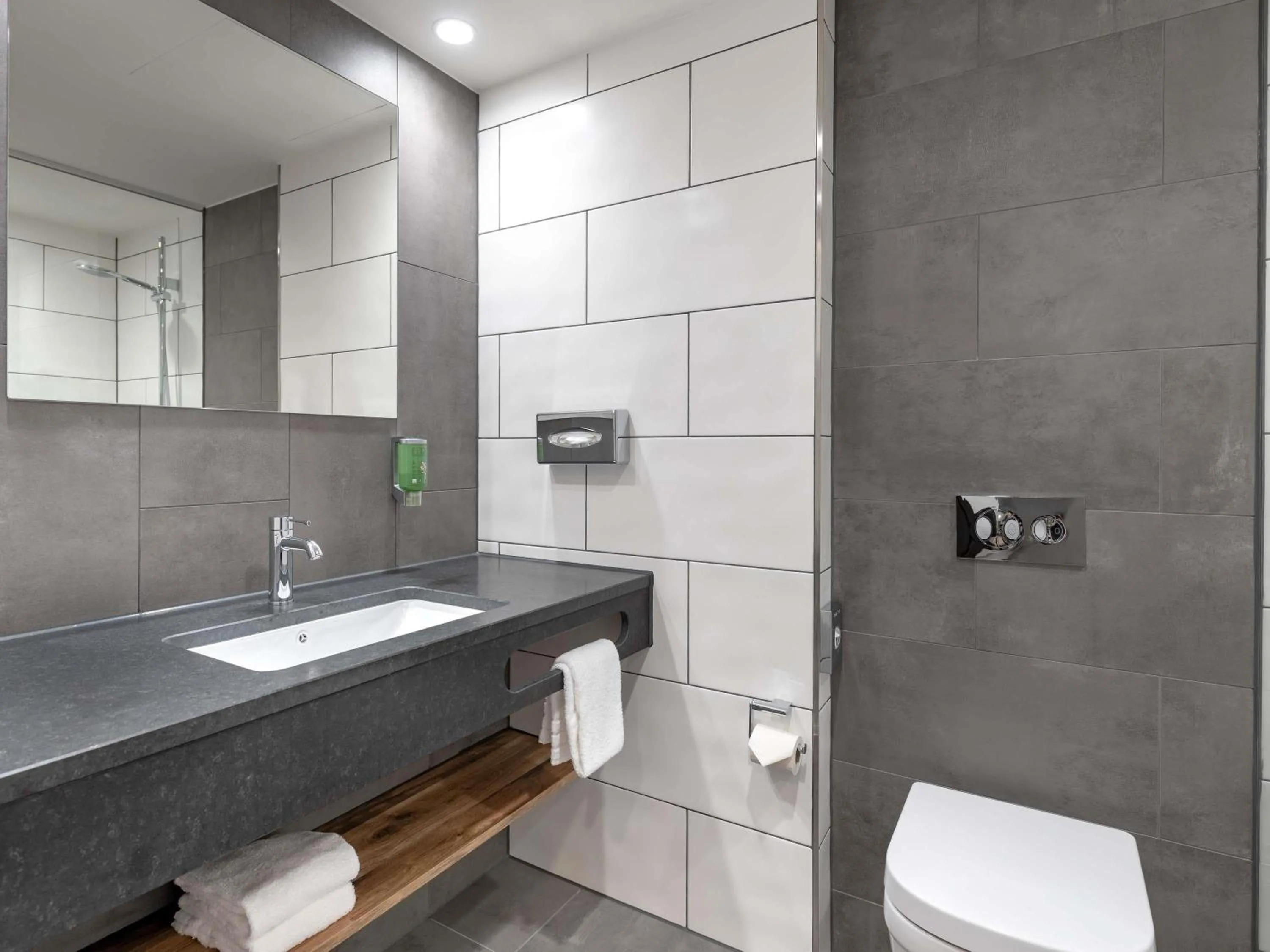 Bedroom in ibis Styles Hamburg Barmbek