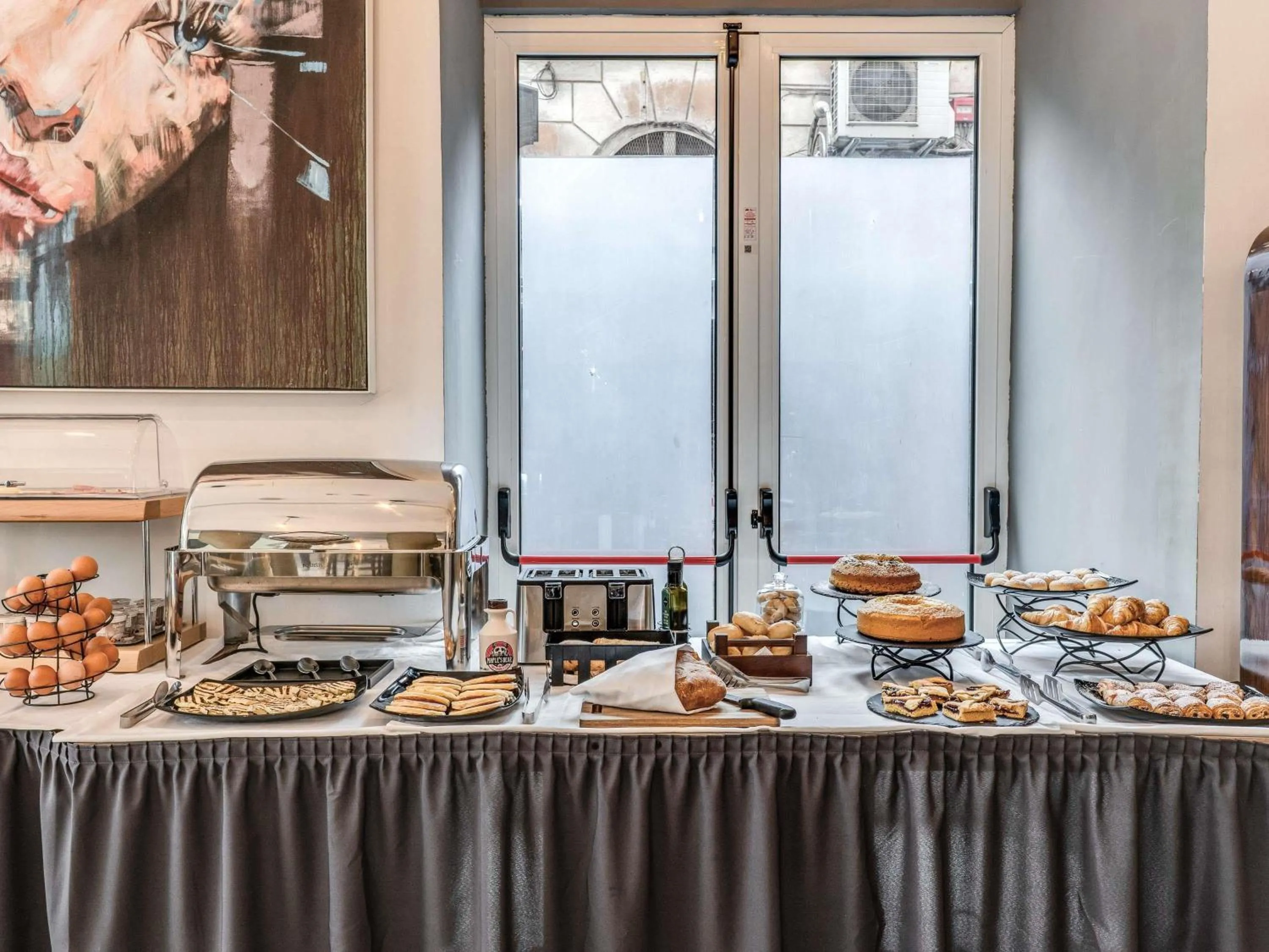 Breakfast in Mercure Roma Centro Termini