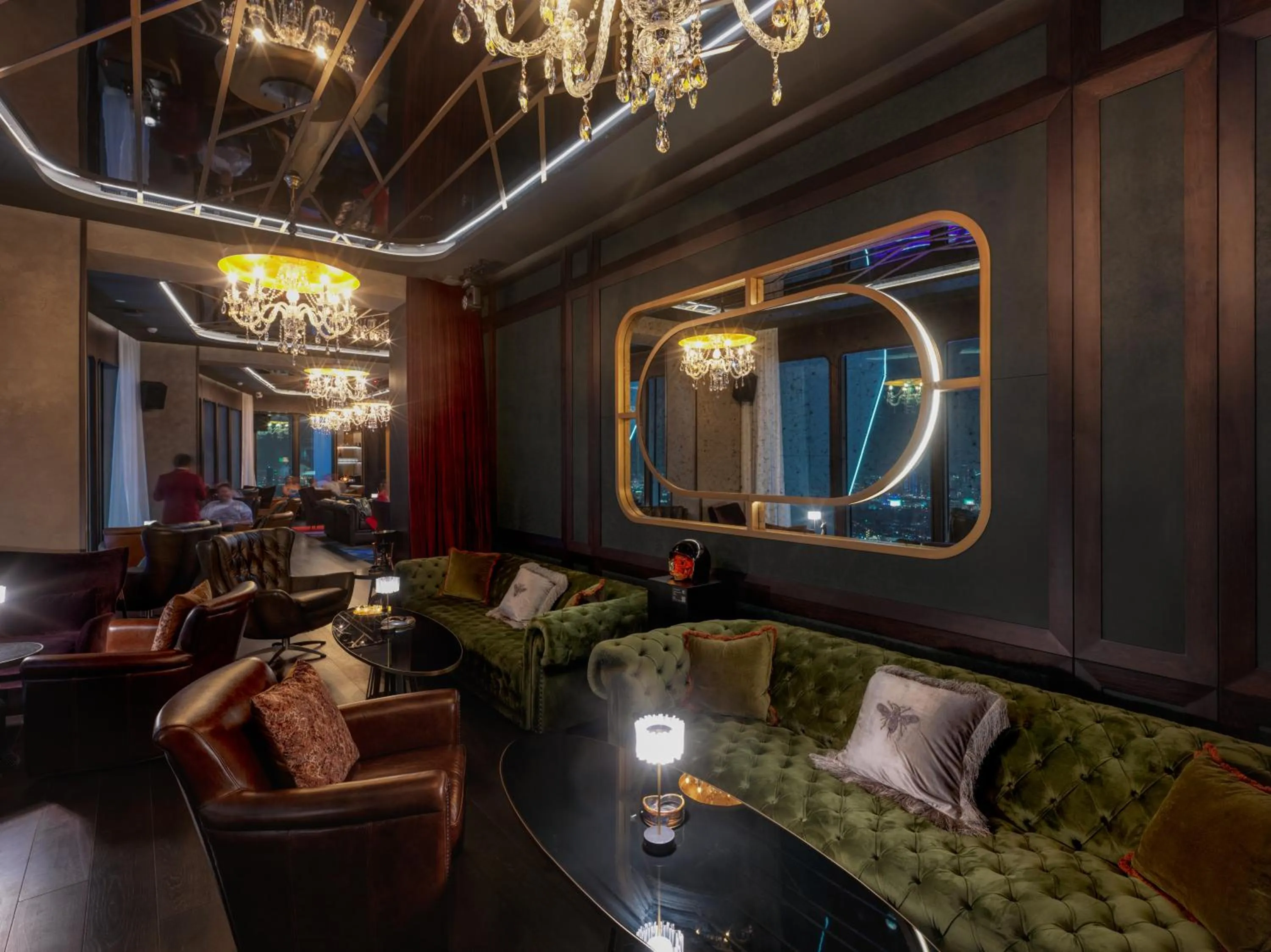 Lounge or bar in SLS Dubai Hotel & Residences