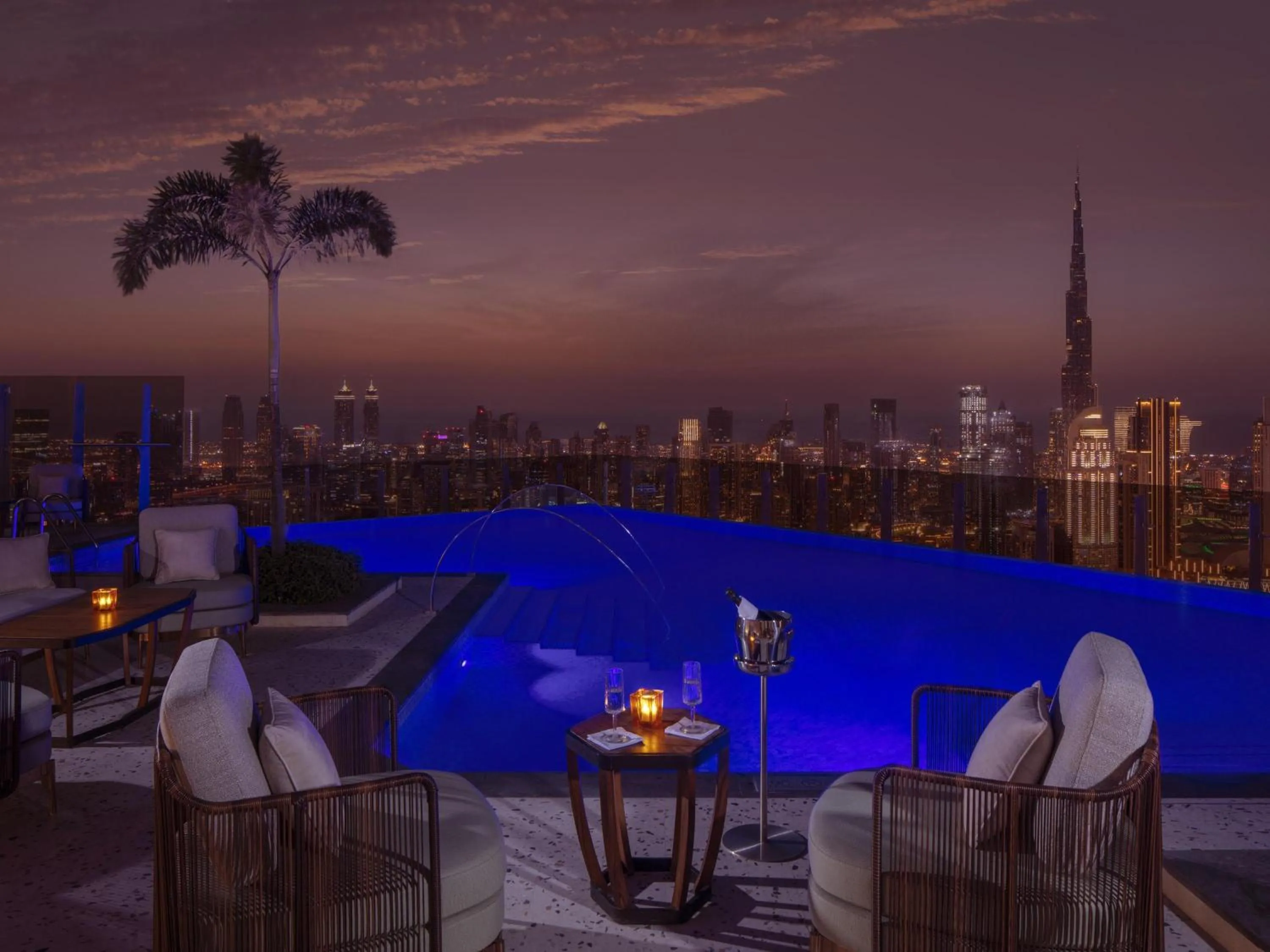 Pool view in SLS Dubai Hotel & Residences