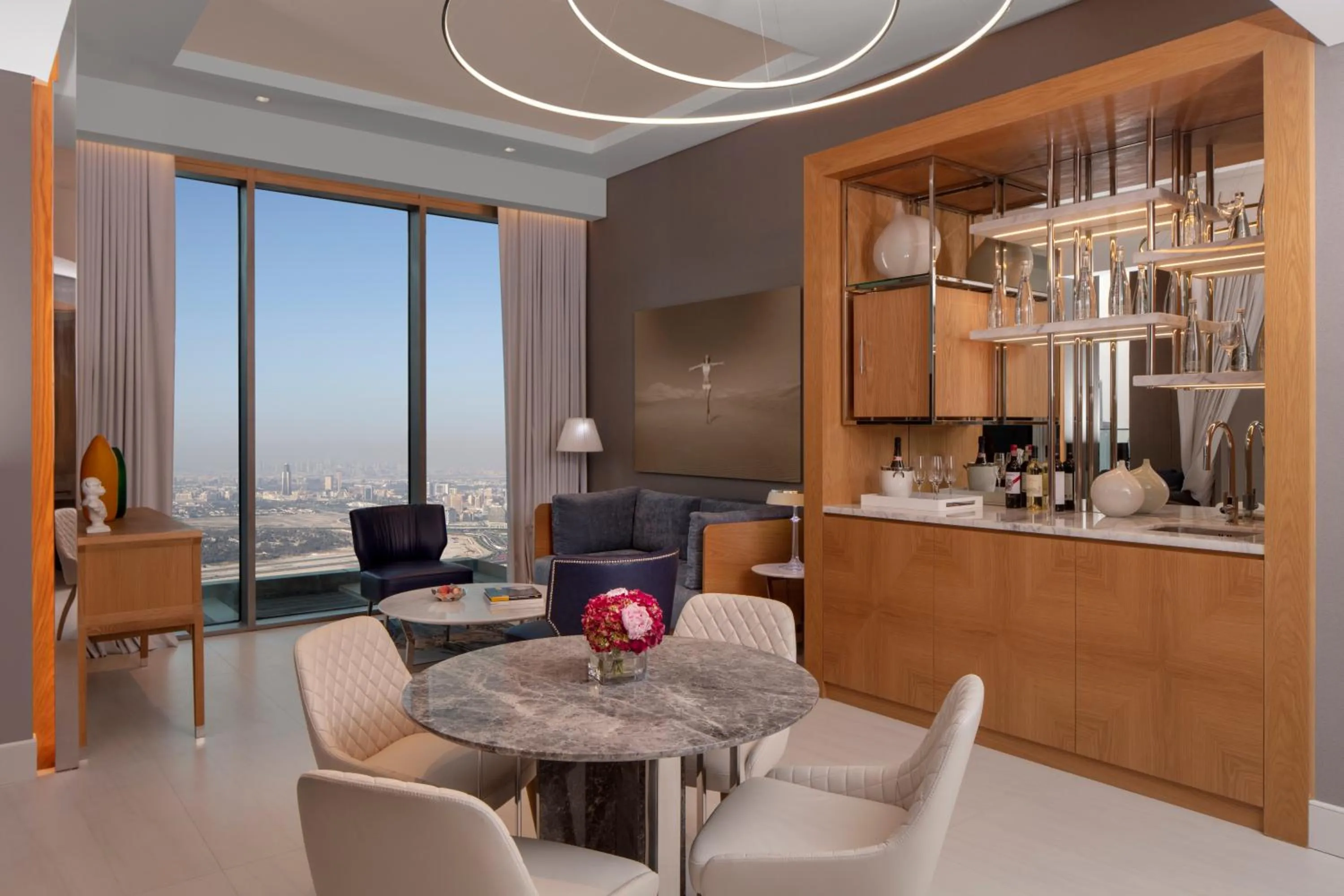 Living room in SLS Dubai Hotel & Residences