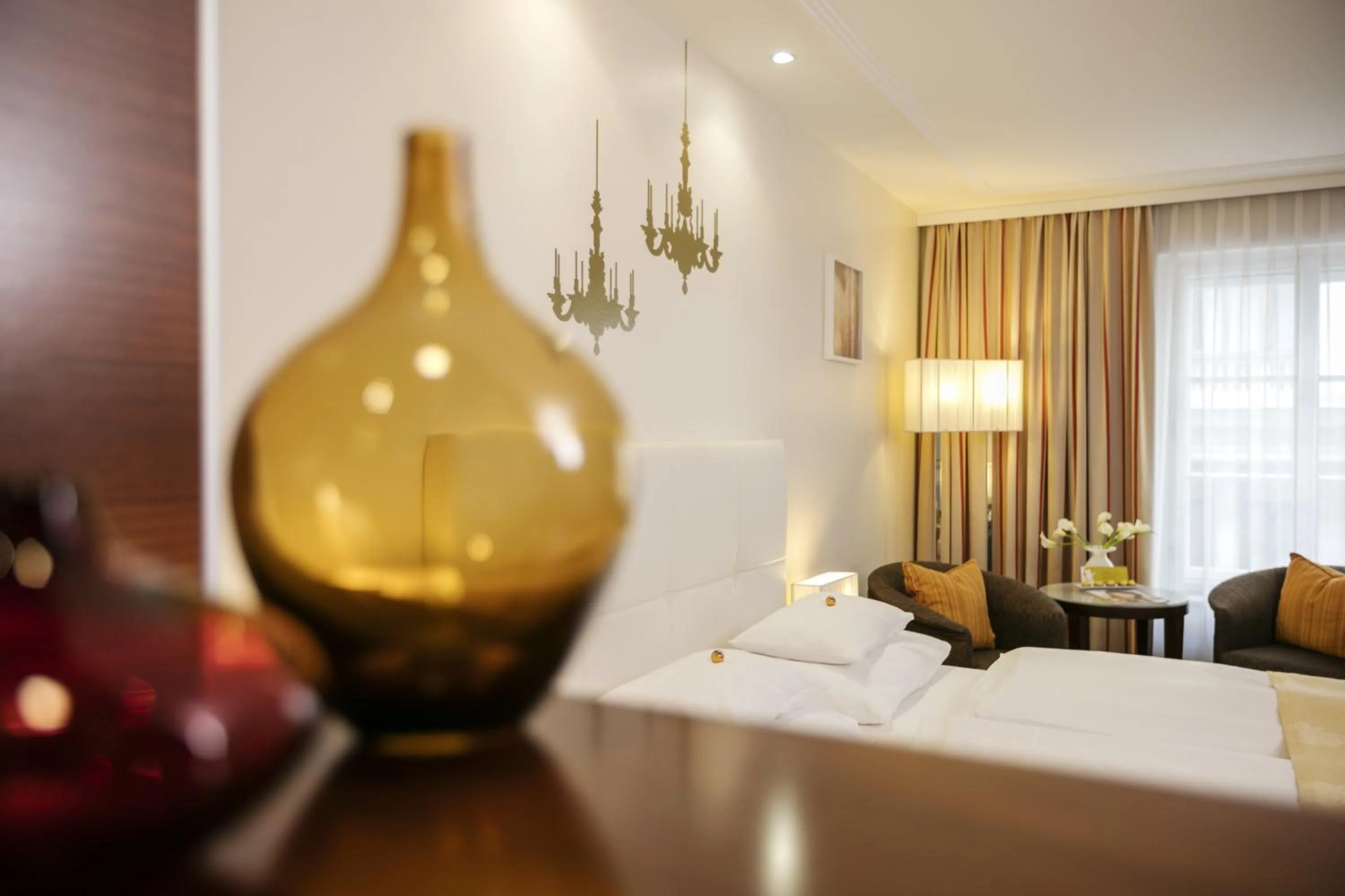 Living room, Bed in Boutique Hotel Das Tigra