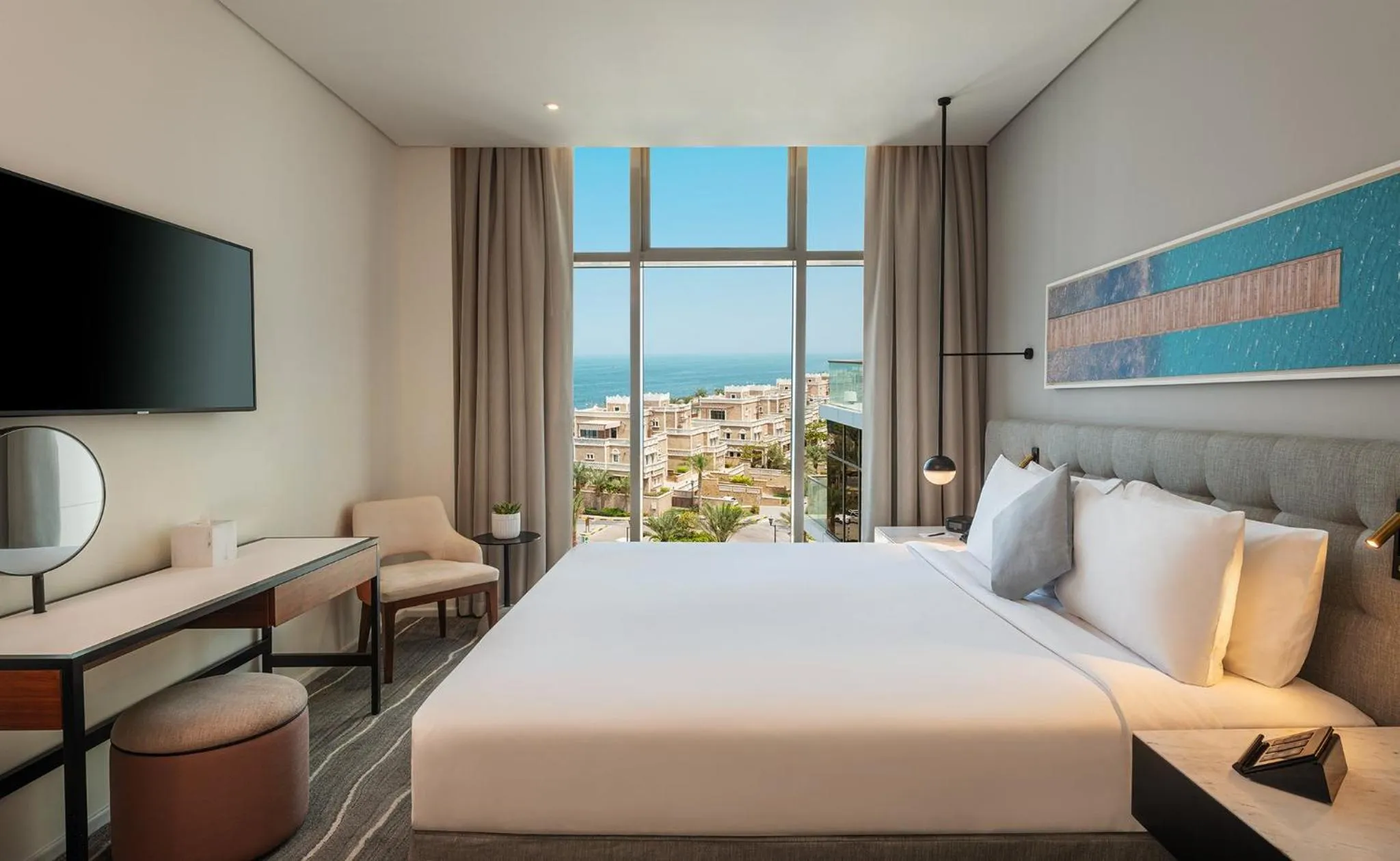 Photo of the whole room, Bed in Th8 Palm Dubai Beach Resort Vignette Collection, an IHG hotel