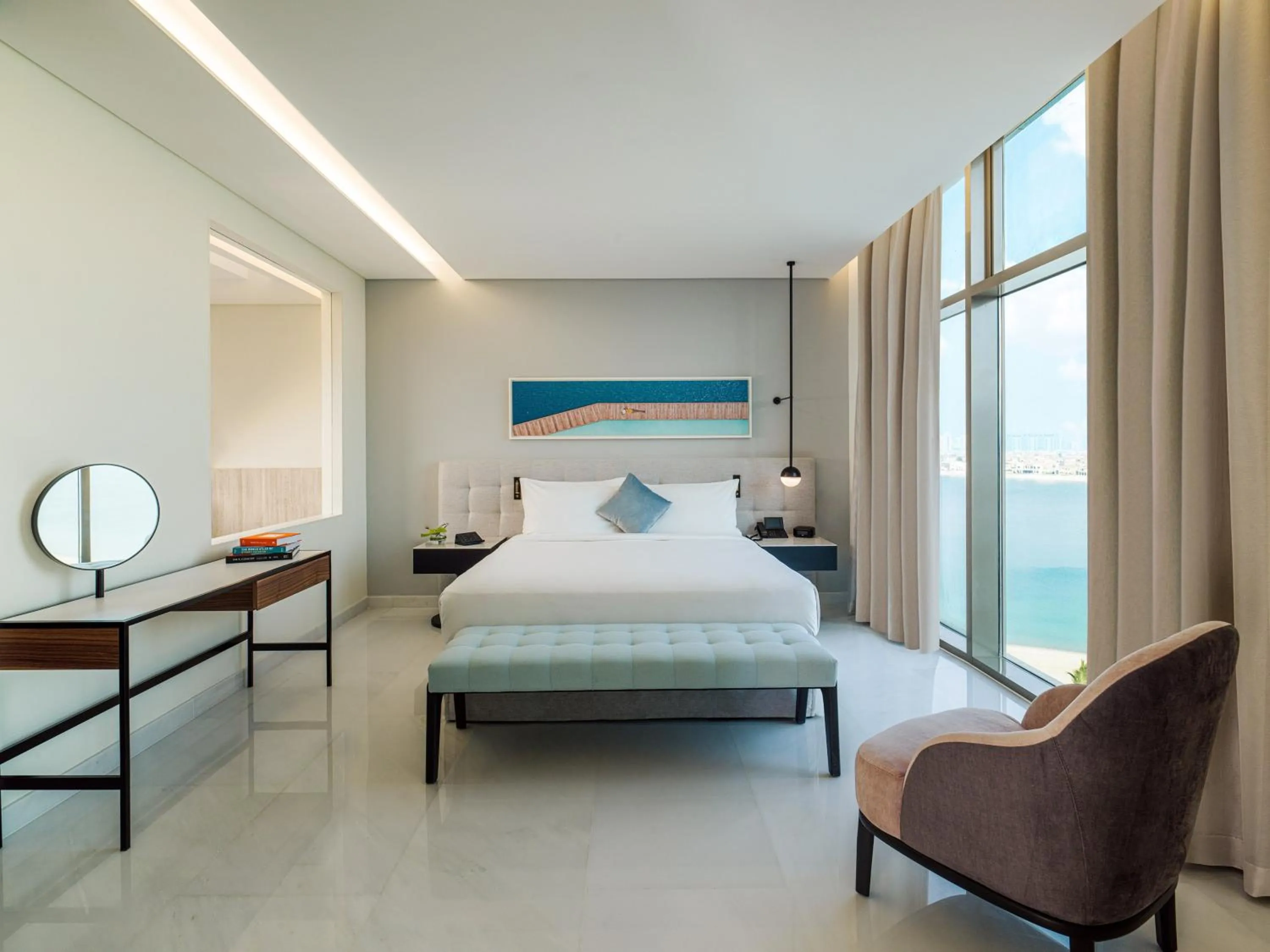 Photo of the whole room, Bed in Th8 Palm Dubai Beach Resort, Vignette Collection by IHG