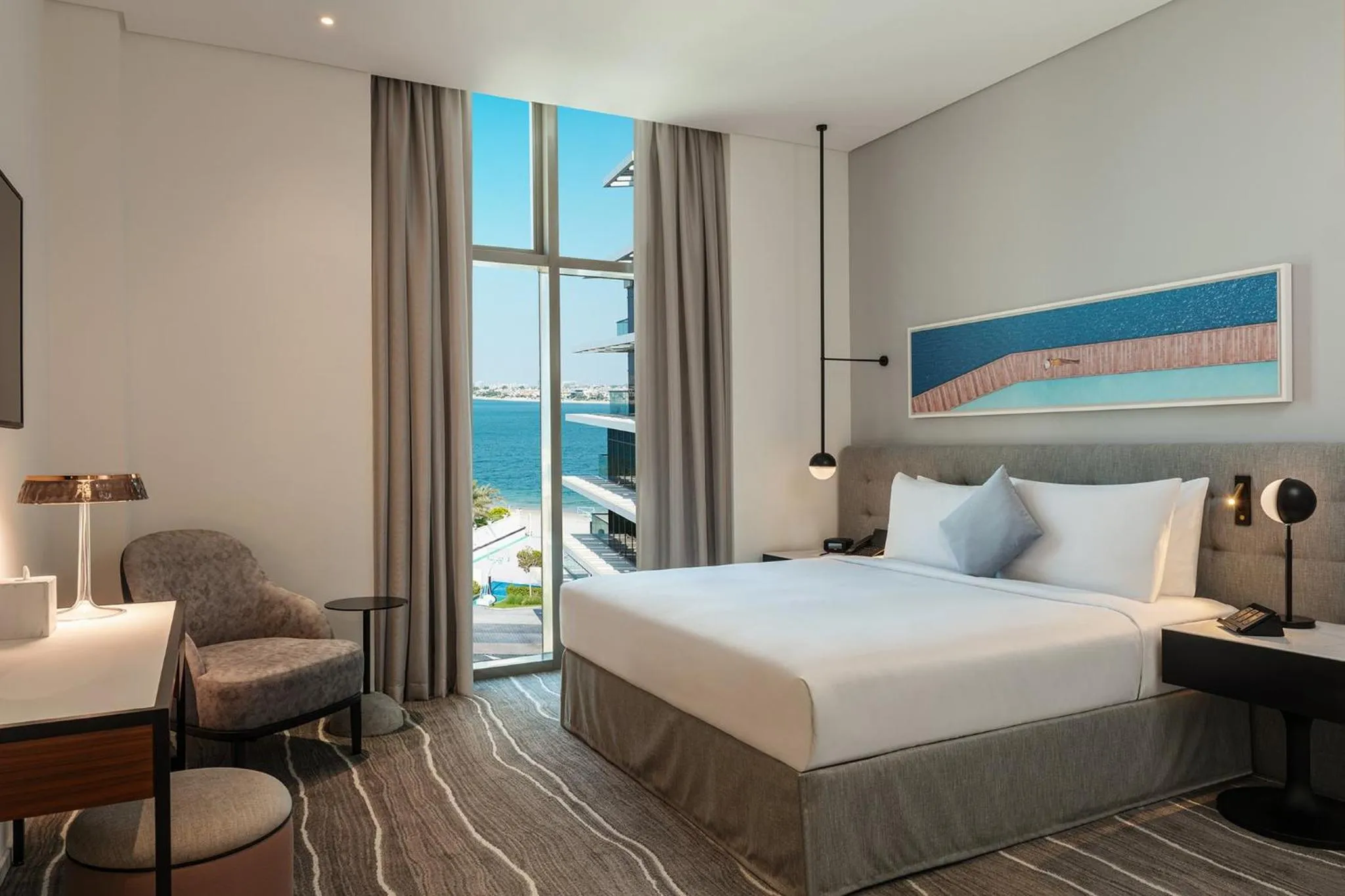 Photo of the whole room, Bed in Th8 Palm Dubai Beach Resort Vignette Collection, an IHG hotel