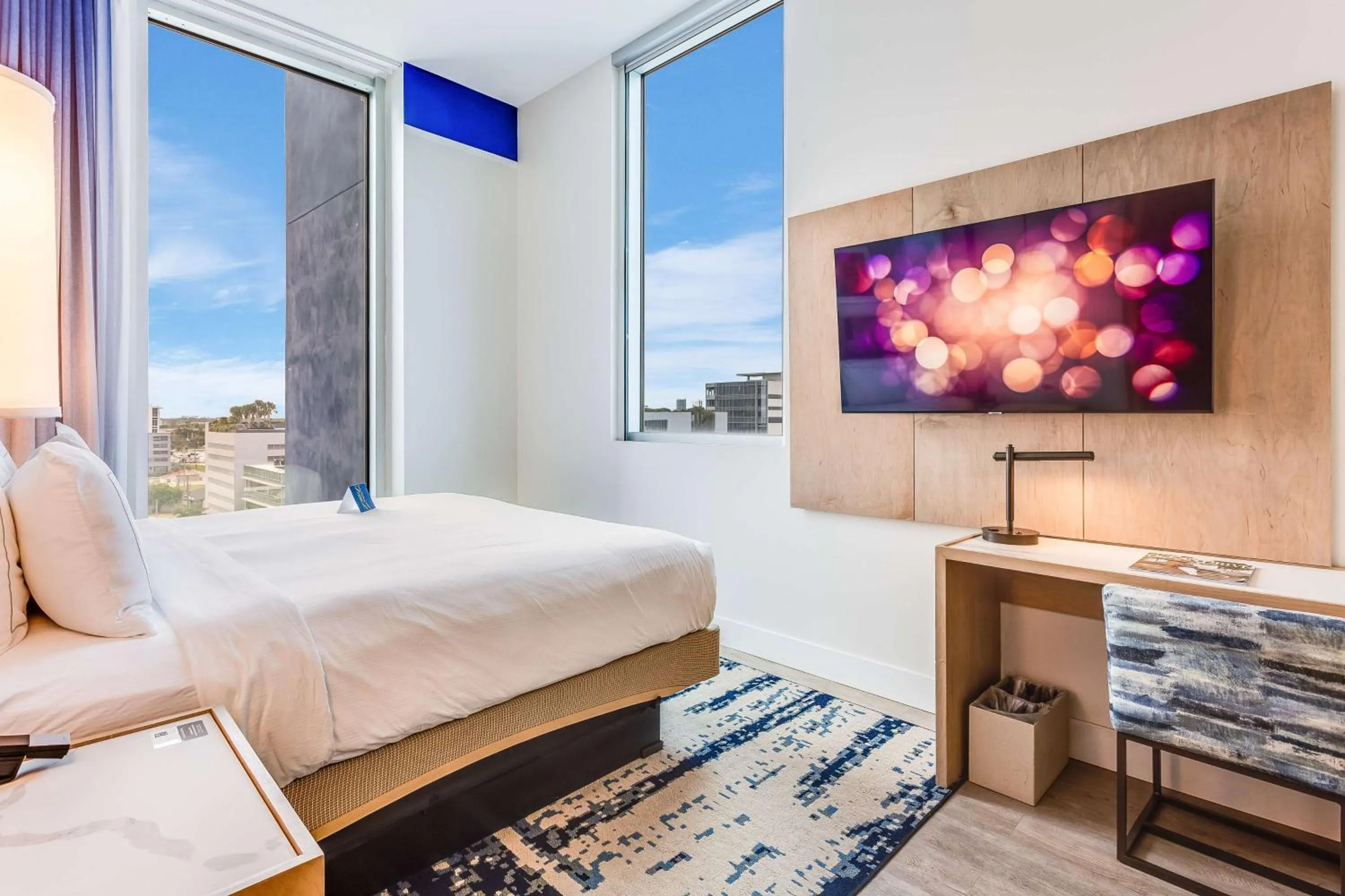 Bedroom, Bed in SERENA Hotel Aventura Miami, Tapestry Collection by Hilton