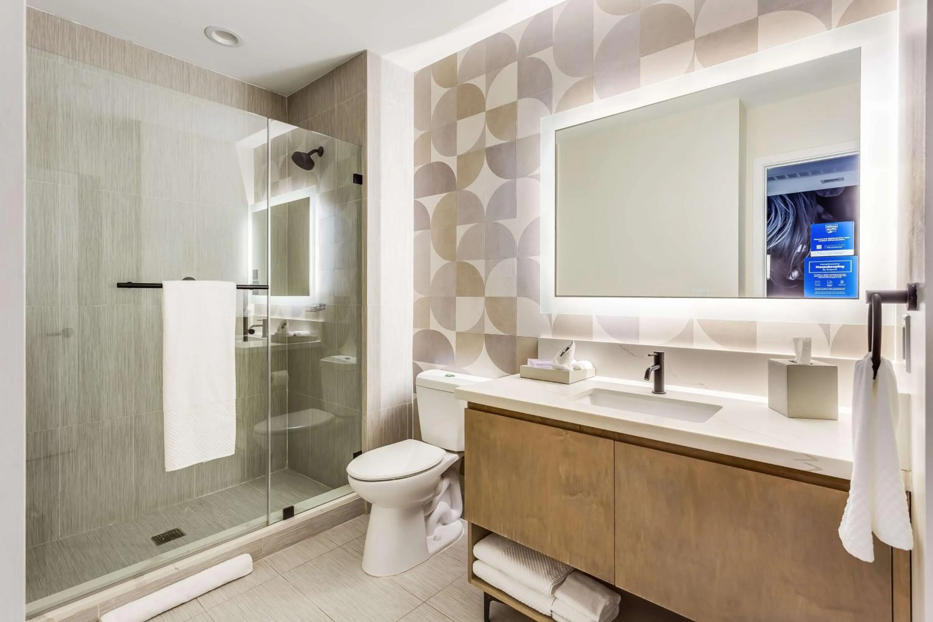 Bathroom in SERENA Hotel Aventura Miami, Tapestry Collection by Hilton