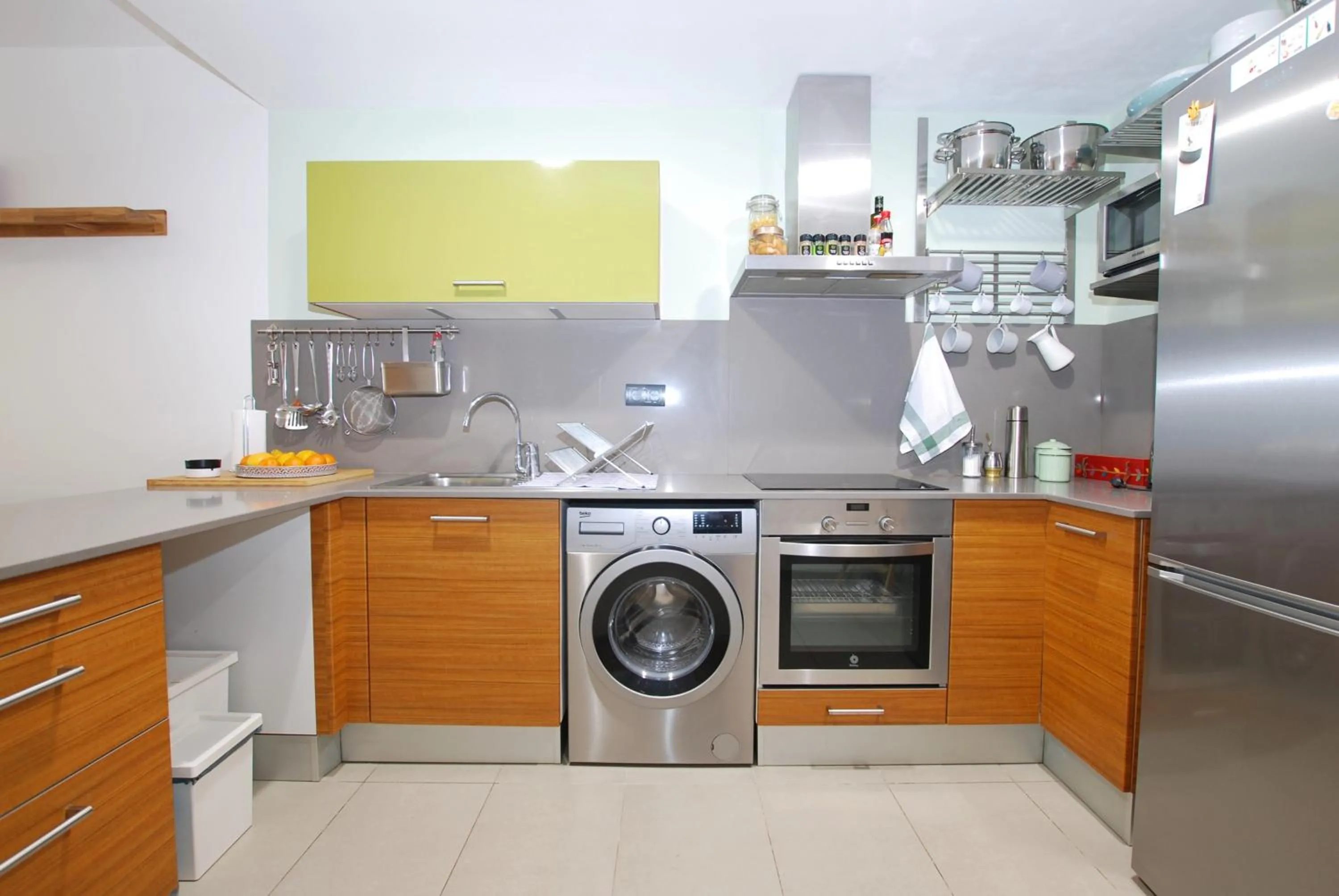 Kitchen or kitchenette in Petit niu · Petit niu · Apartamento AC - 3 min de la playa