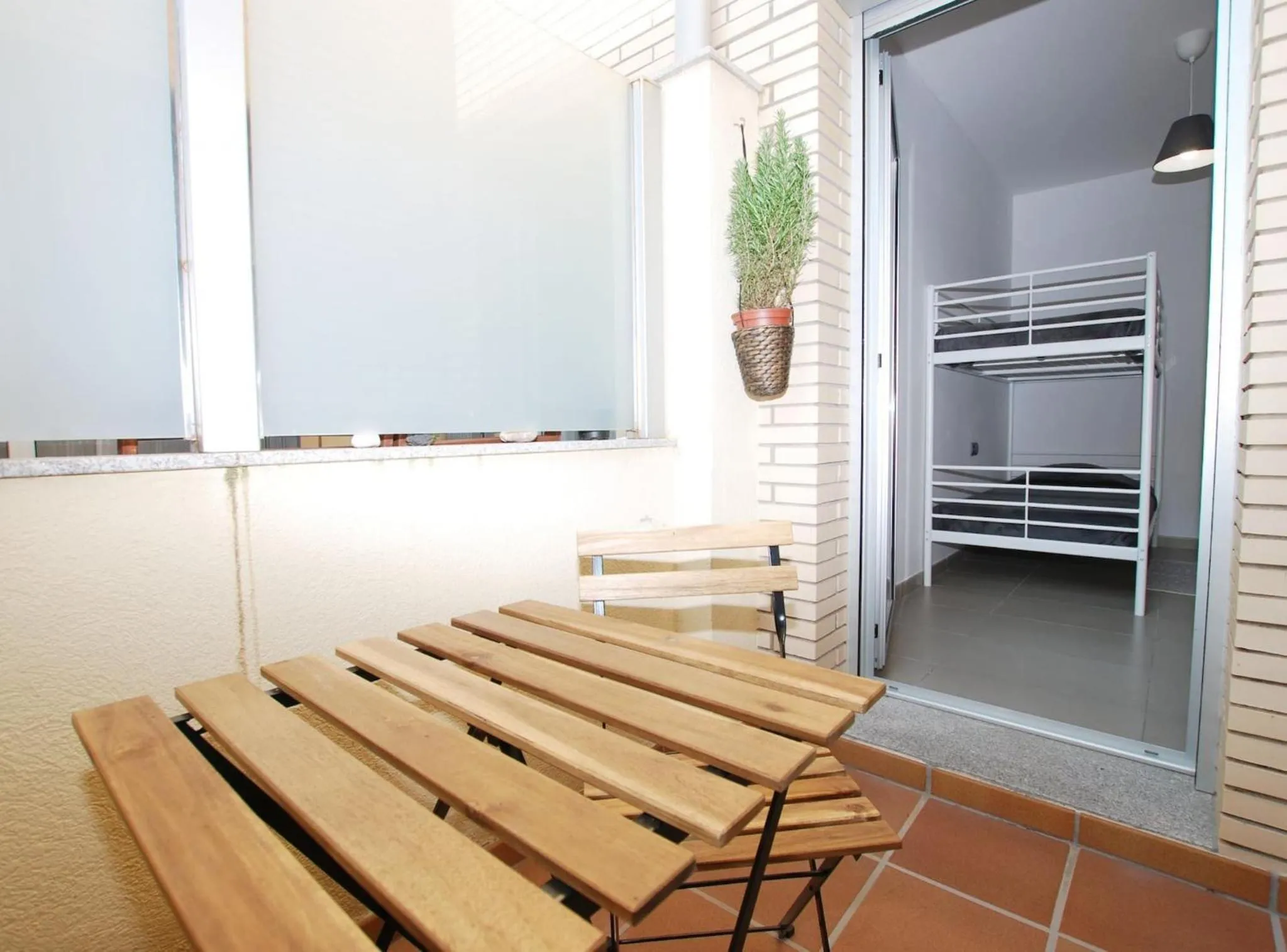 Balcony/Terrace in Petit niu · Petit niu · Apartamento AC - 3 min de la playa