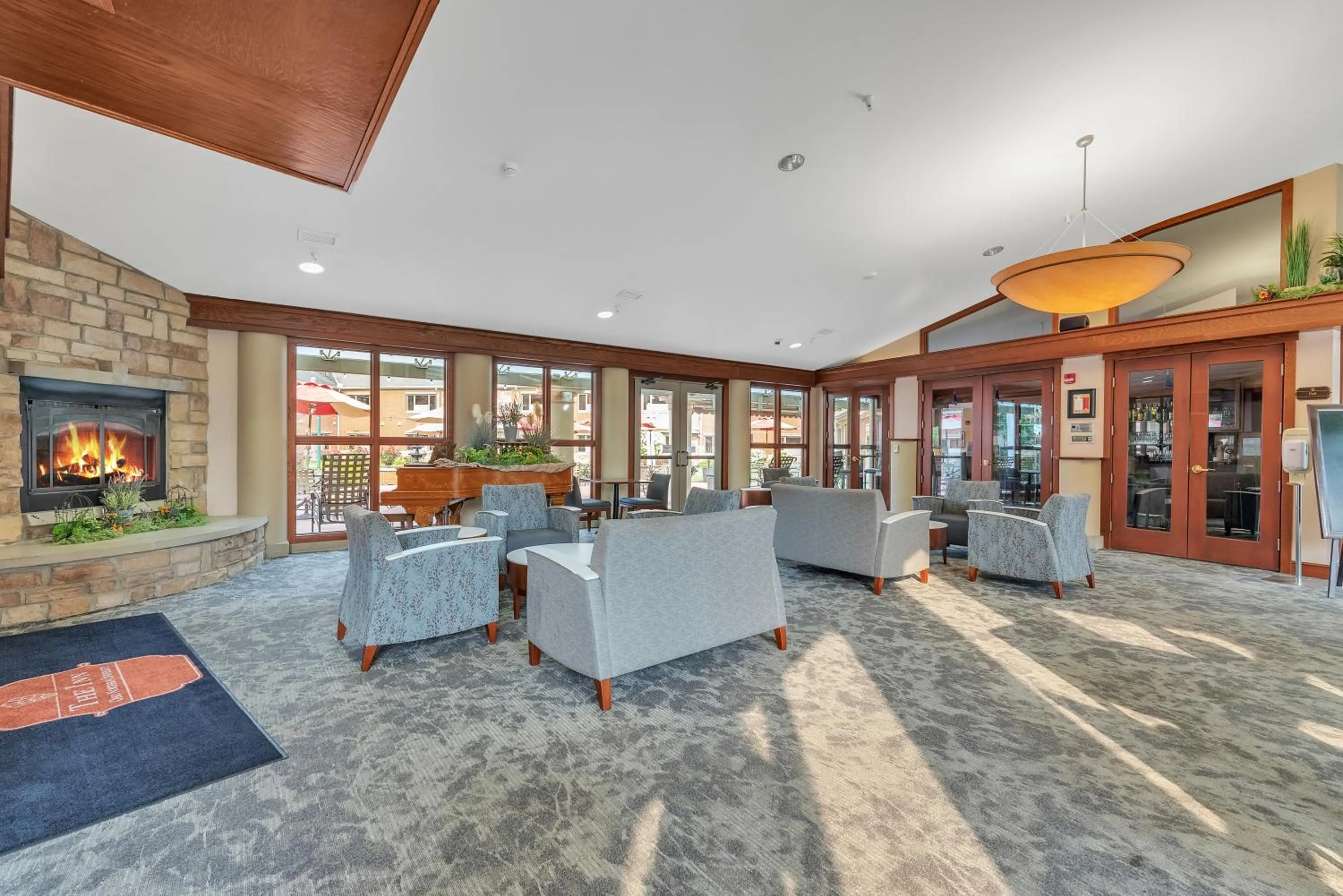Lobby or reception in The Inn at Ohio Northern University