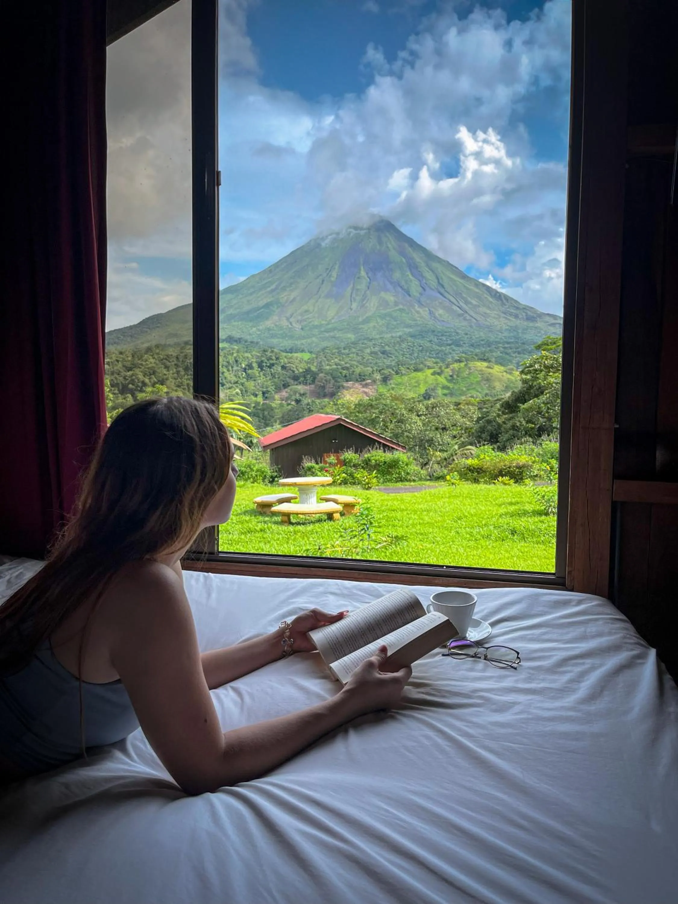 Bed in Arenal Roca Lodge & Bungalows