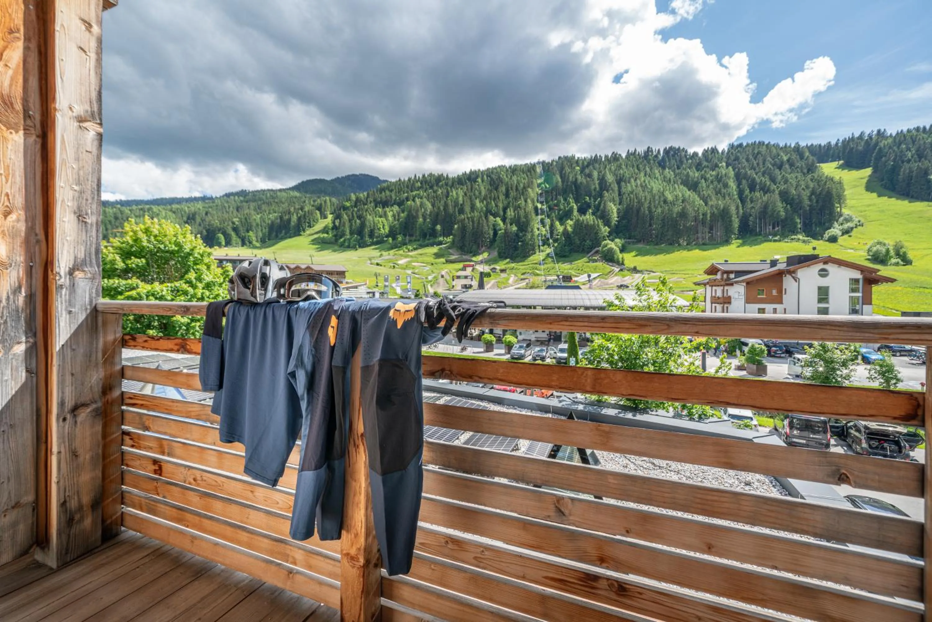 Balcony/Terrace in Hotel Salzburger Hof Leogang