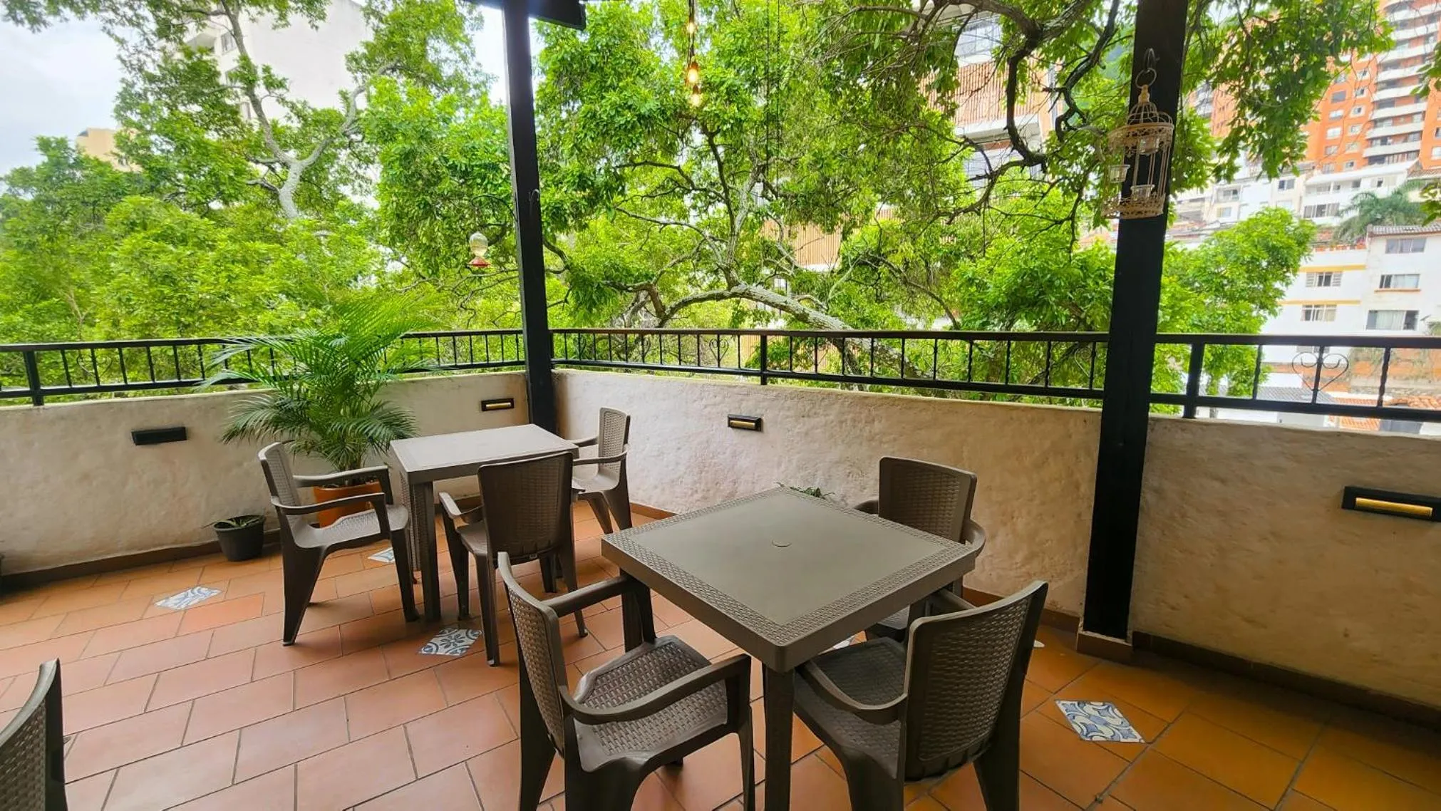 Balcony/Terrace in Casa del Hidalgo Hotel Cali Centenario