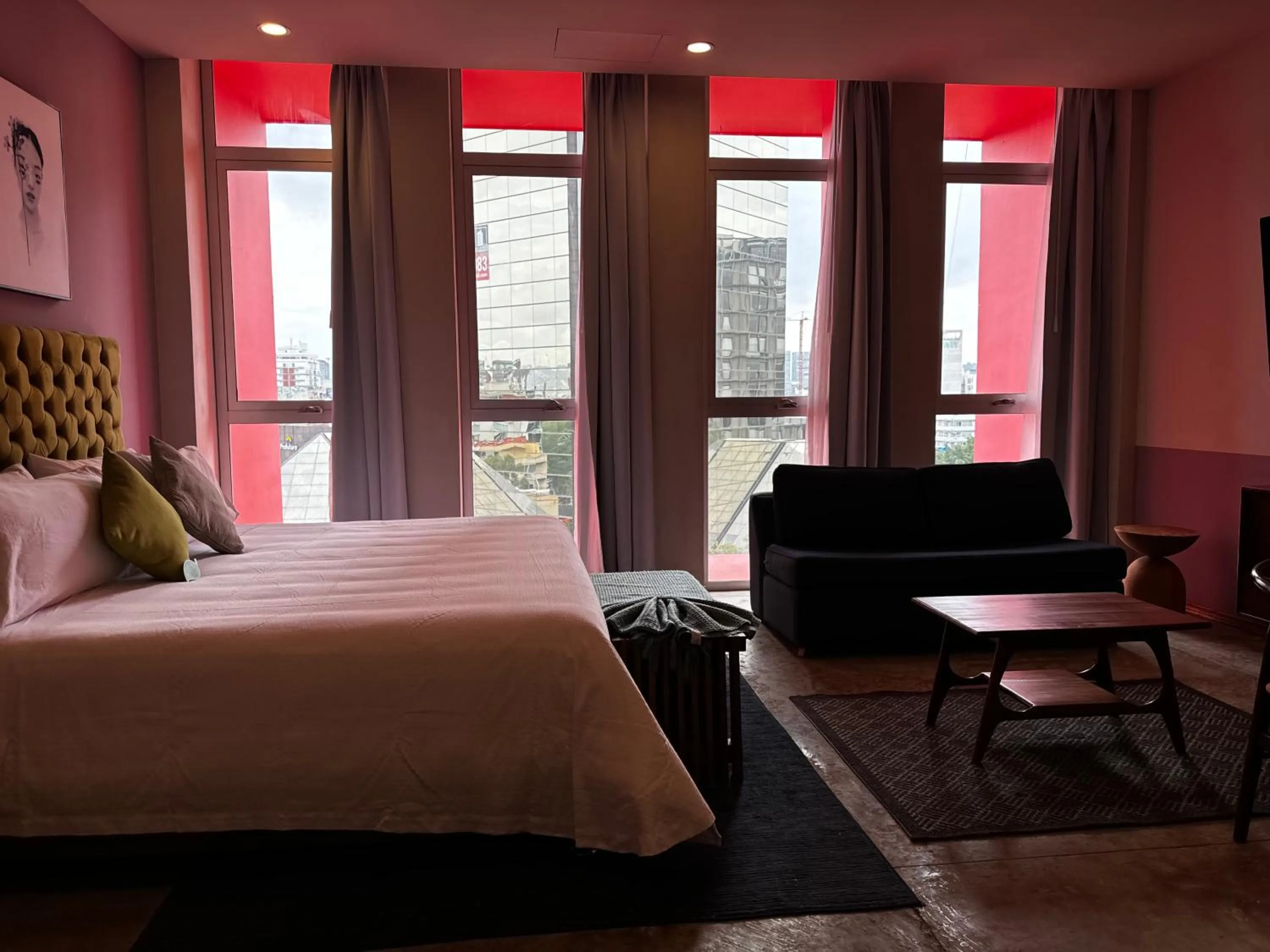 City view, Bed in Hotel Olá Chapultepec