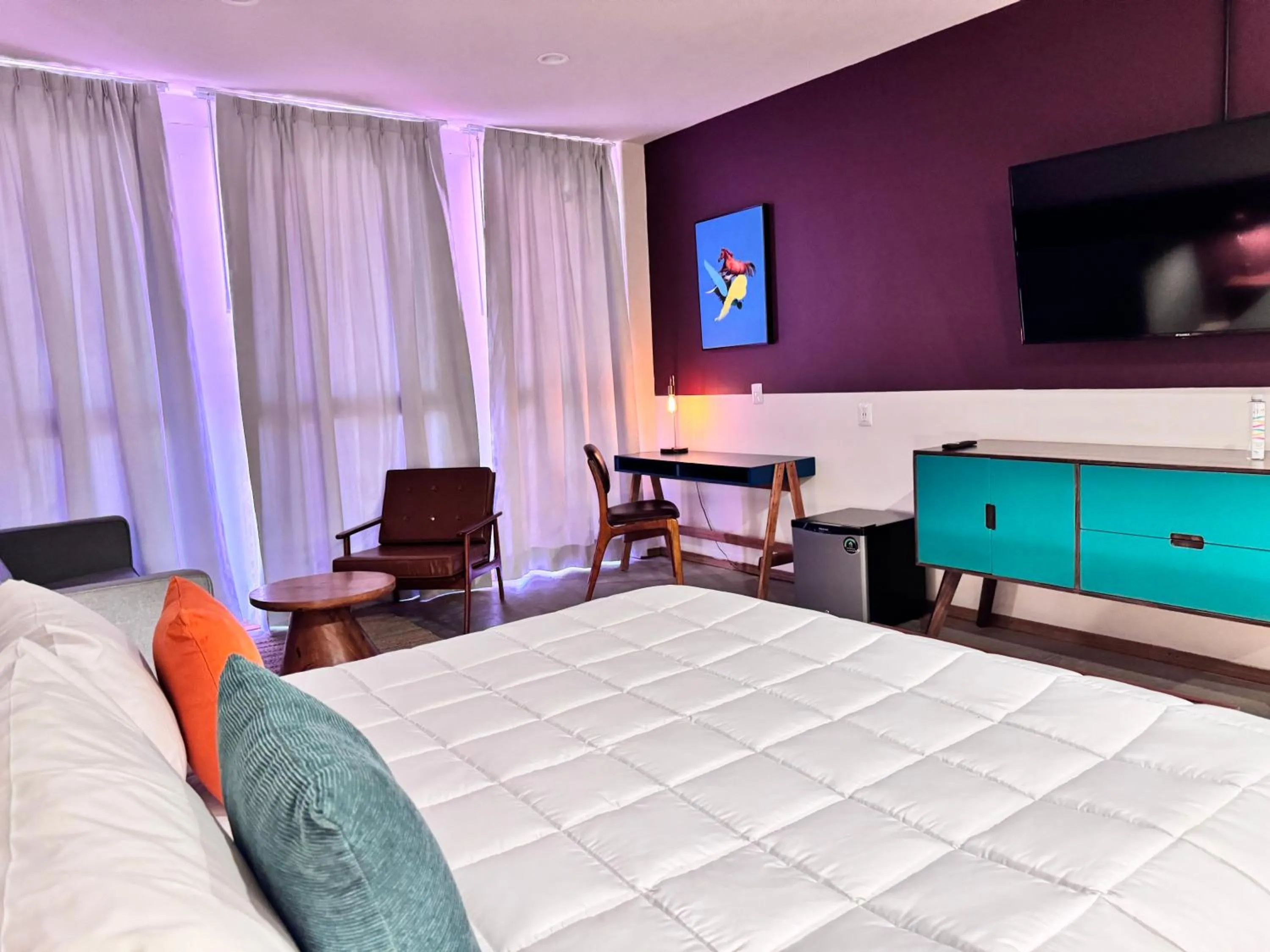 Bed in Hotel Olá Chapultepec