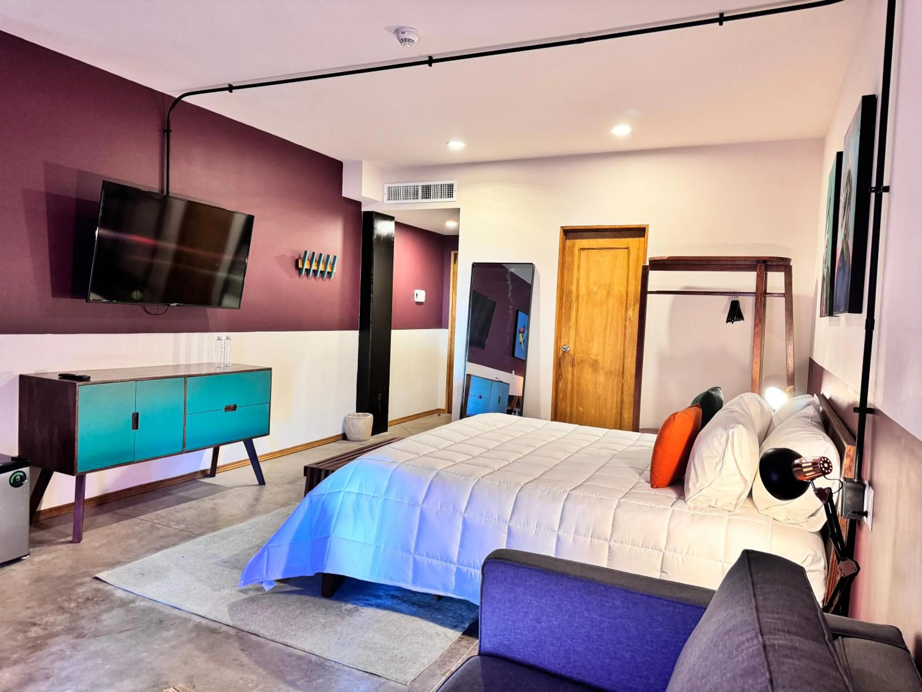 Bed in Hotel Olá Chapultepec