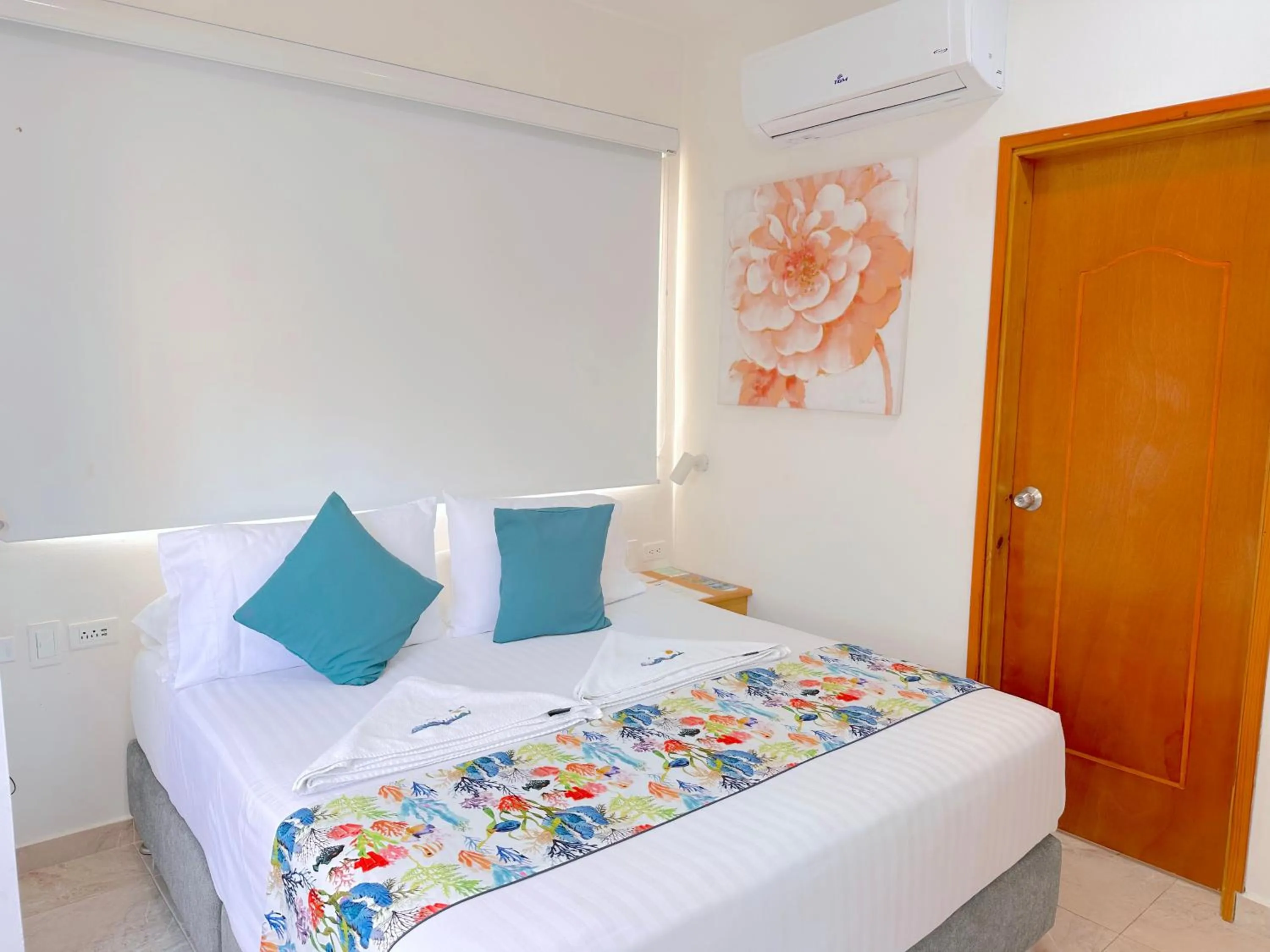 Bed in Hotel Grand Caribe