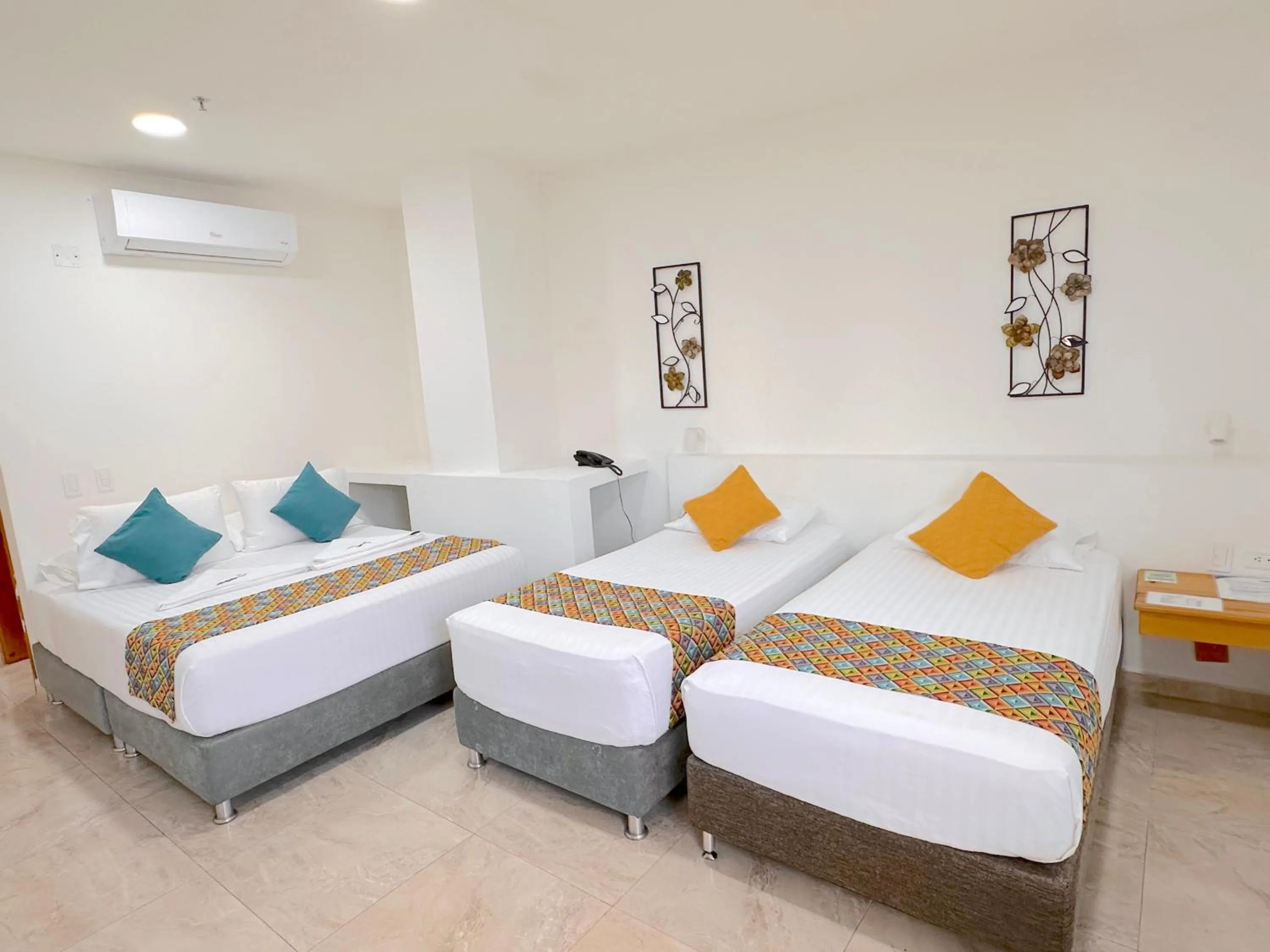 Bed in Hotel Grand Caribe