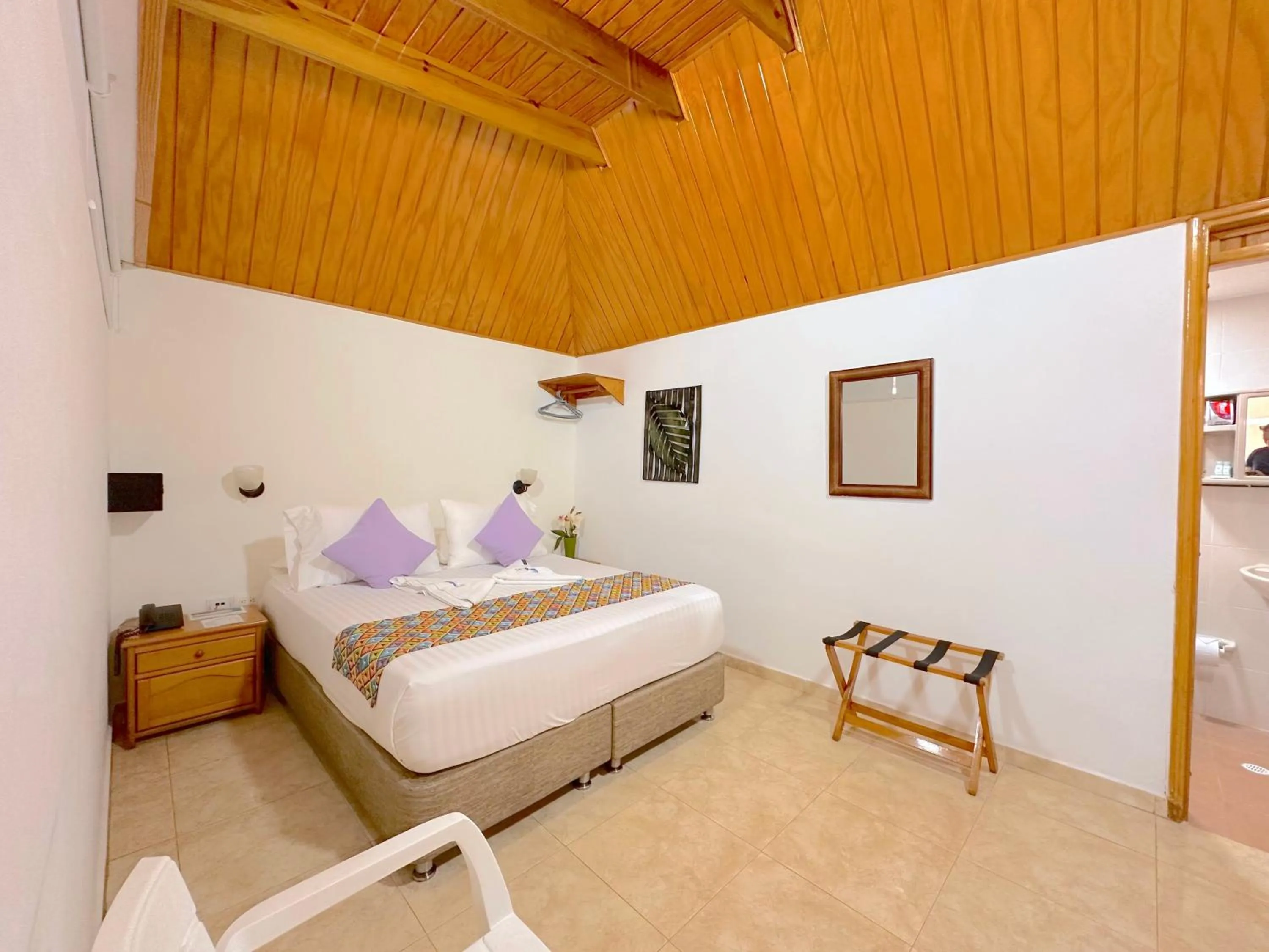 Bed in Hotel Grand Caribe